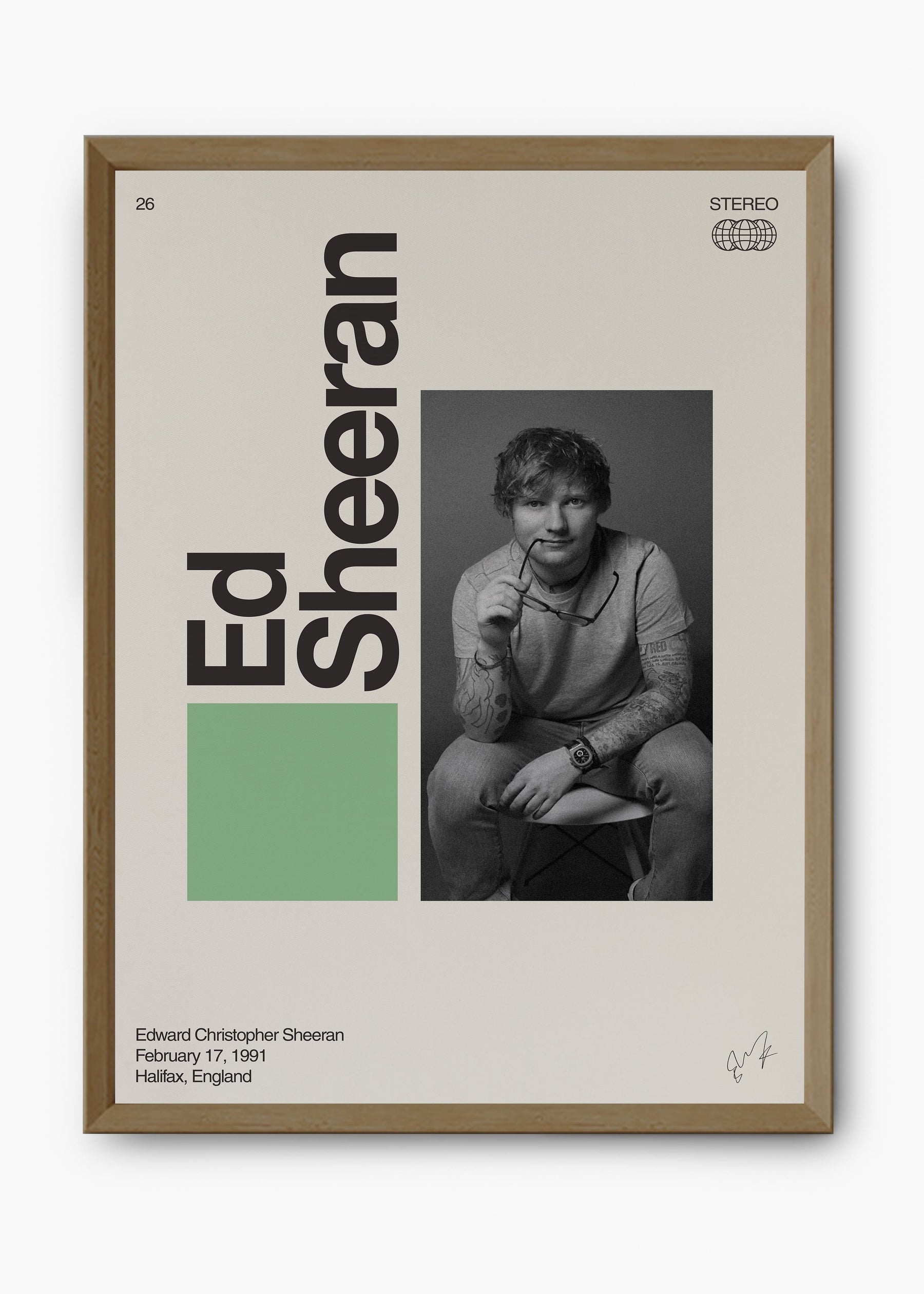 Quadro Signature Ed Sheeran