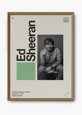 Quadro Signature Ed Sheeran