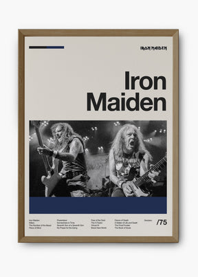 Quadro Iron Maiden Banda