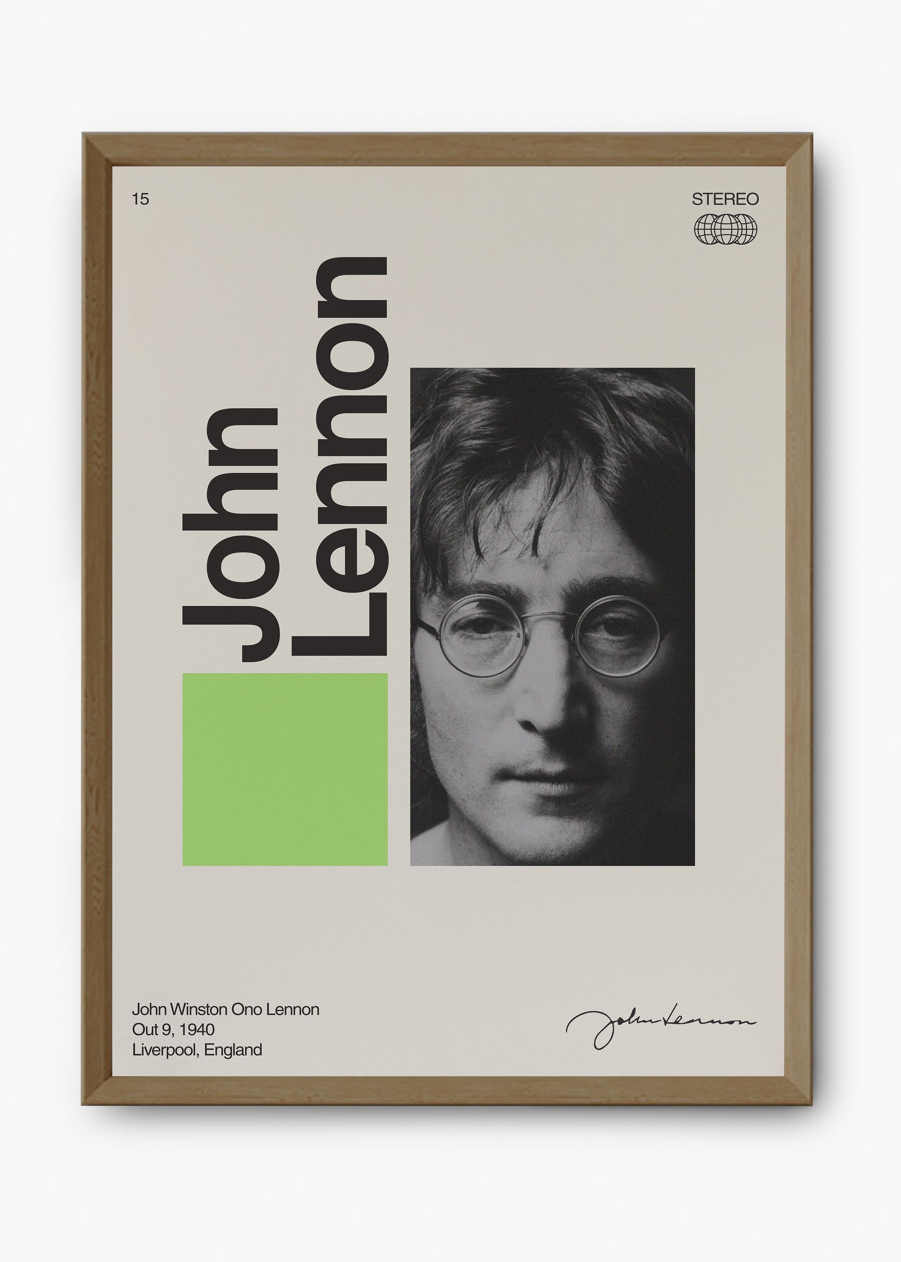 Quadro Signature John Lennon