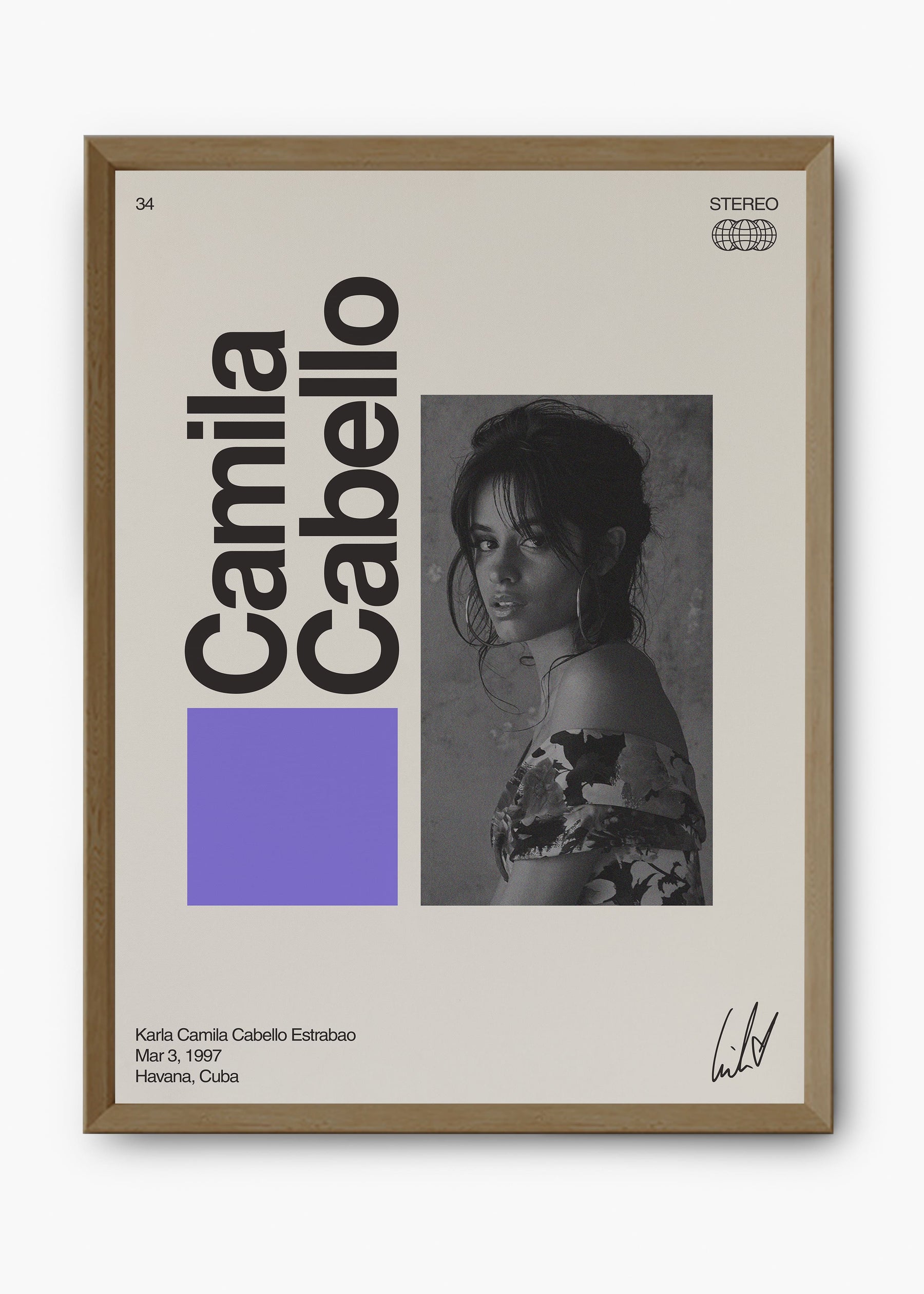 Quadro Signature Camila Cabello