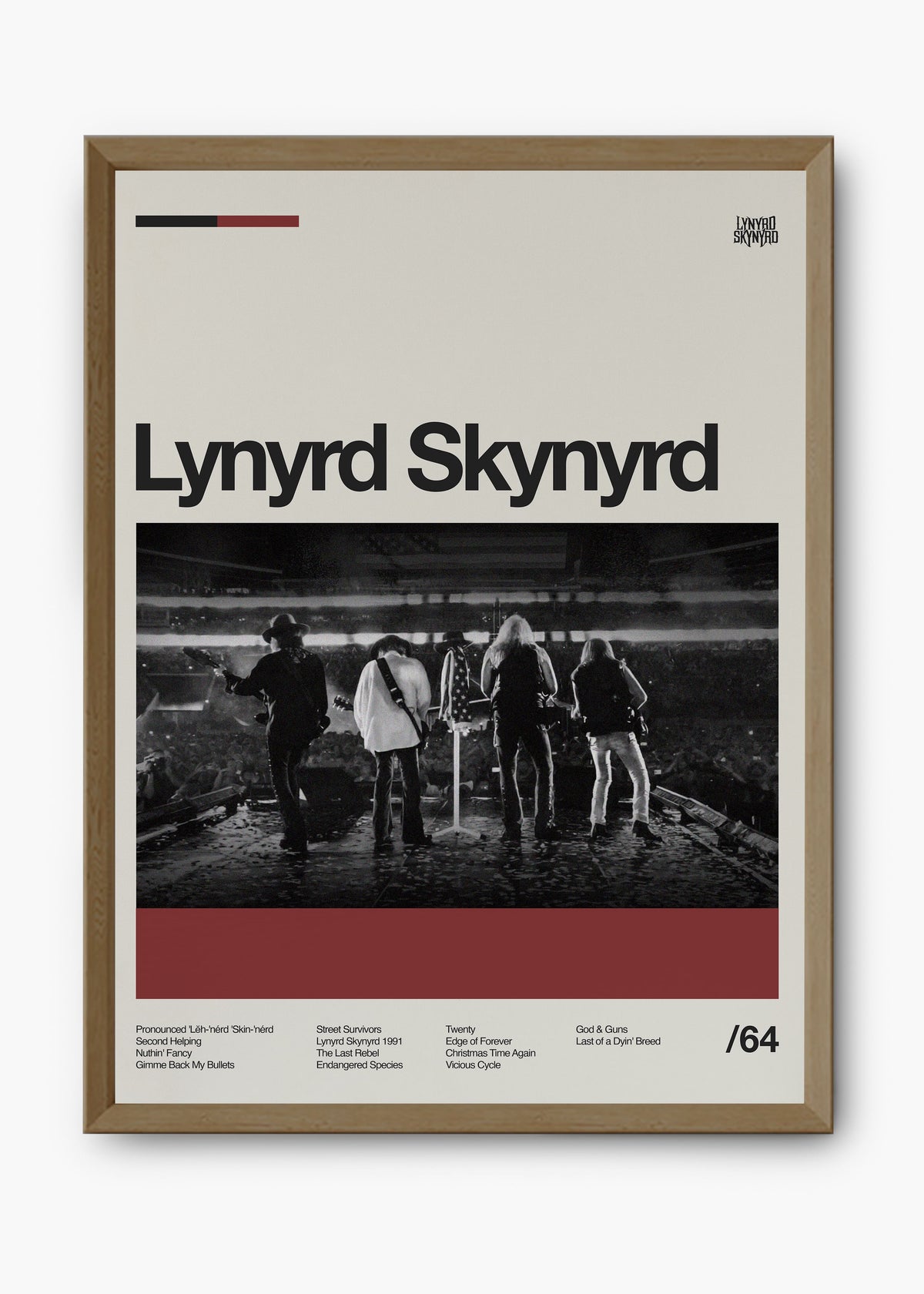 Quadro Lynyrd Skynyrd Banda