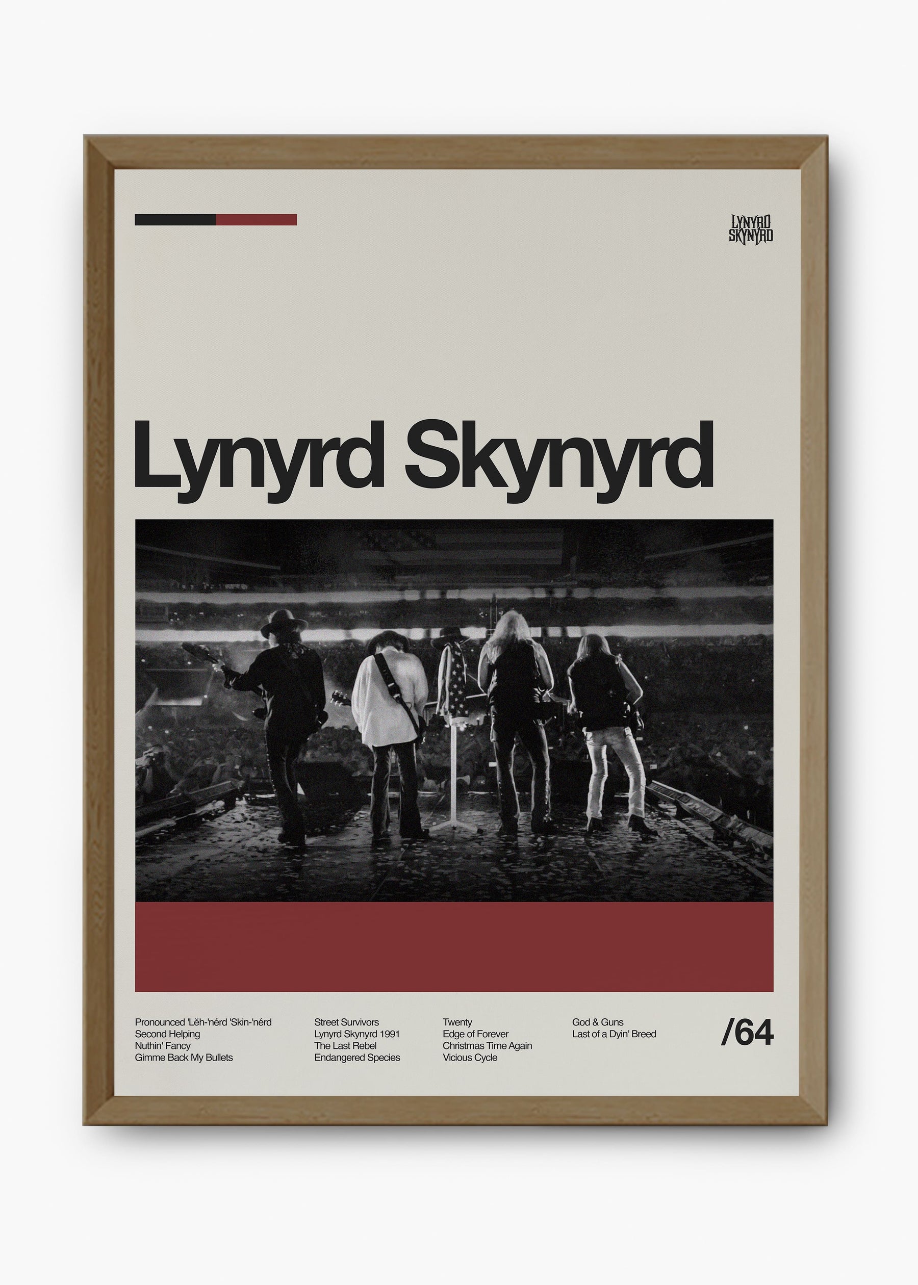 Quadro Lynyrd Skynyrd Banda
