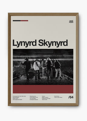 Quadro Lynyrd Skynyrd Banda