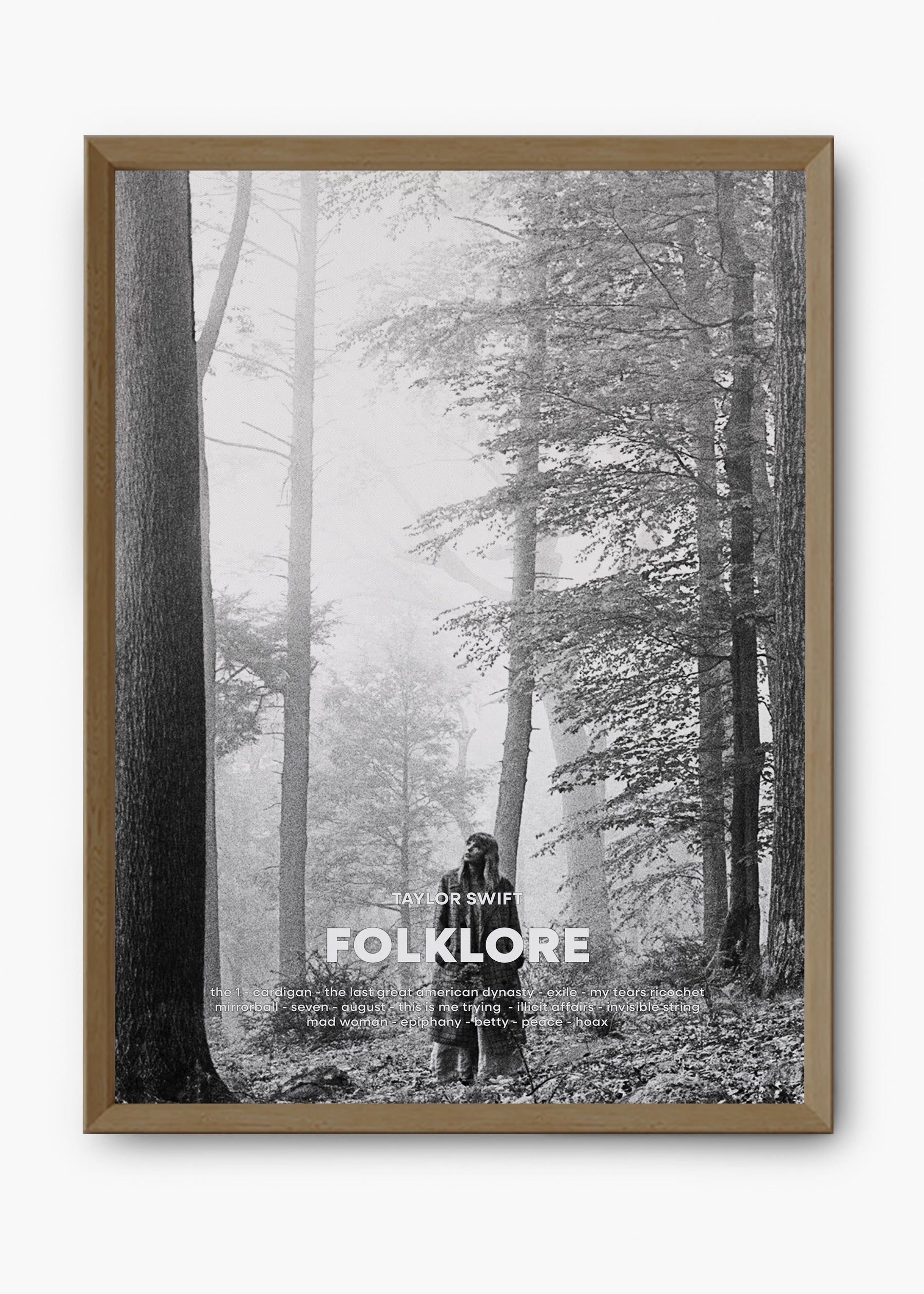 Quadro Taylor Swift Folklore Capa
