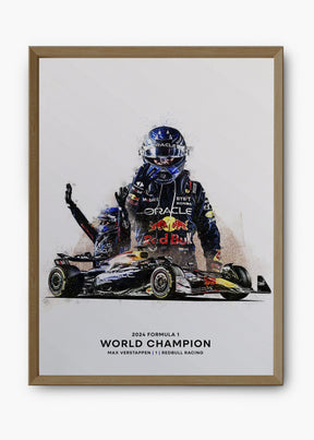 Quadro Max Verstappen World Champion 2024