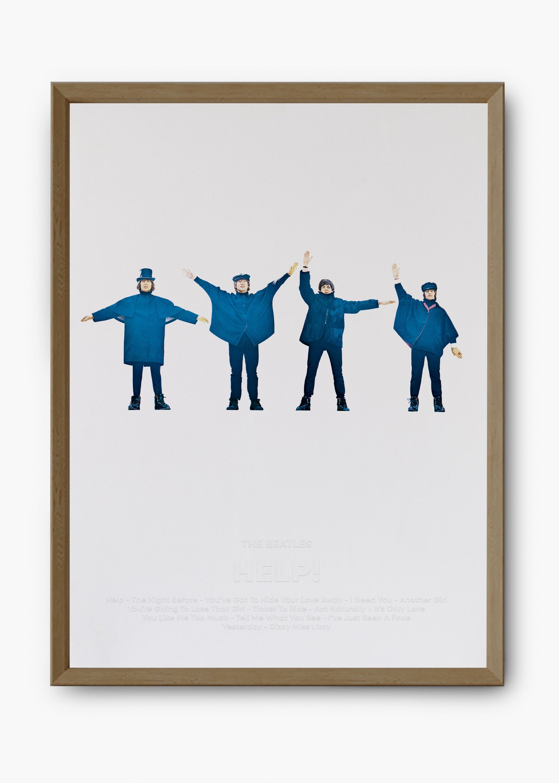 Quadro Beatles Help Capa