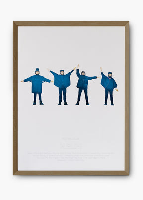 Quadro Beatles Help Capa