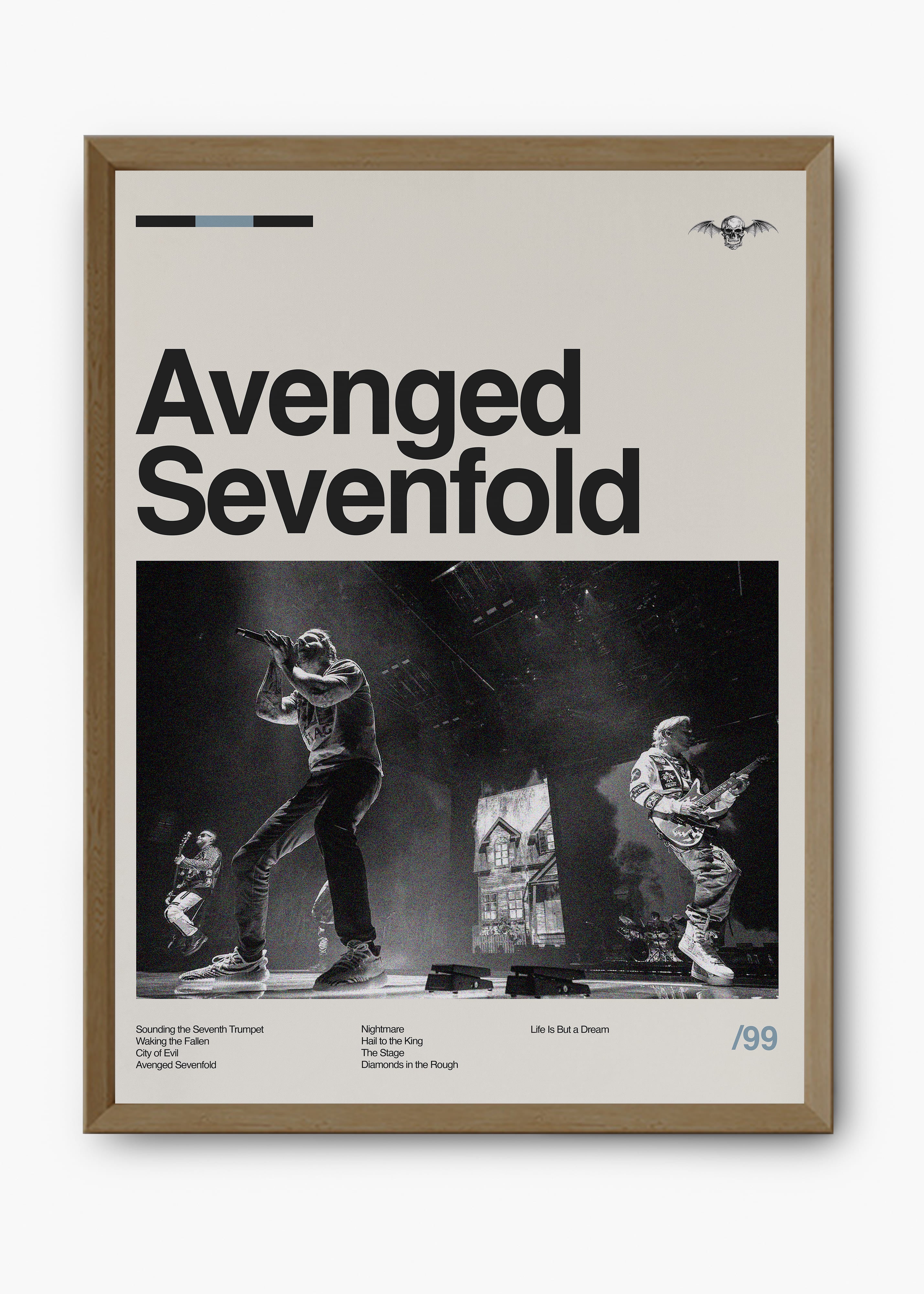 Quadro Avenged Sevenfold Banda