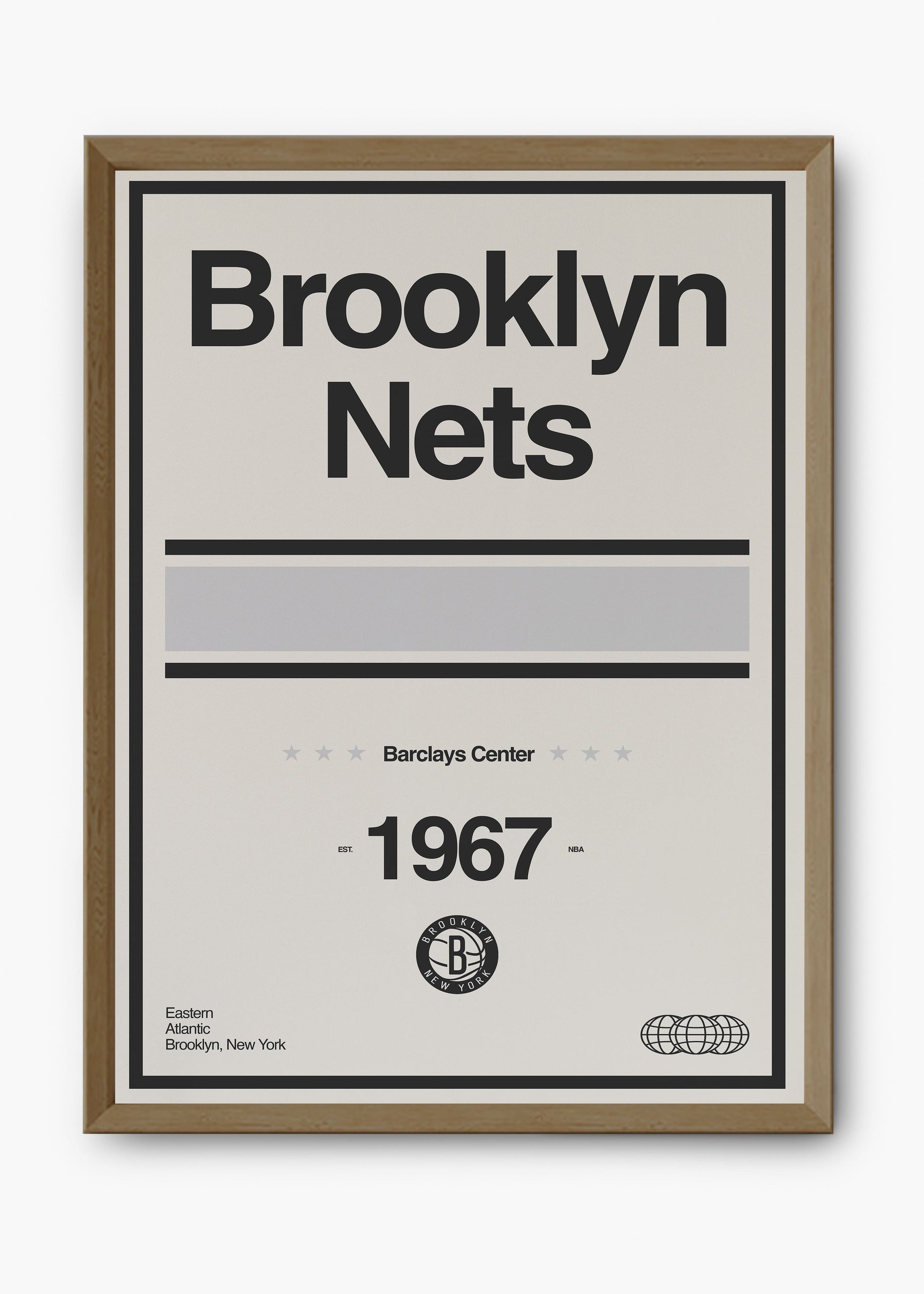 Quadro NBA Brooklin Nets