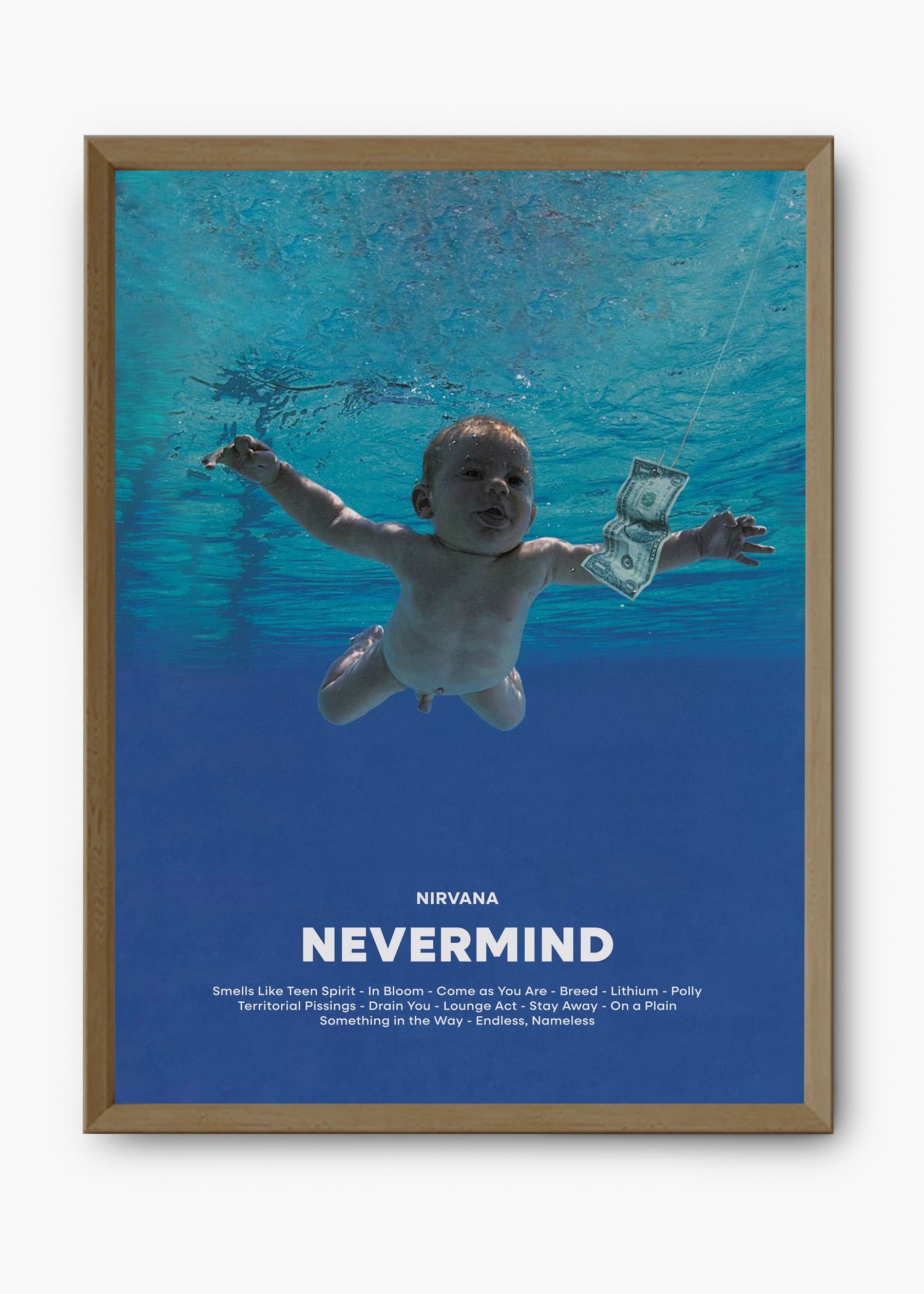 Quadro Nirvana Nevermind Capa