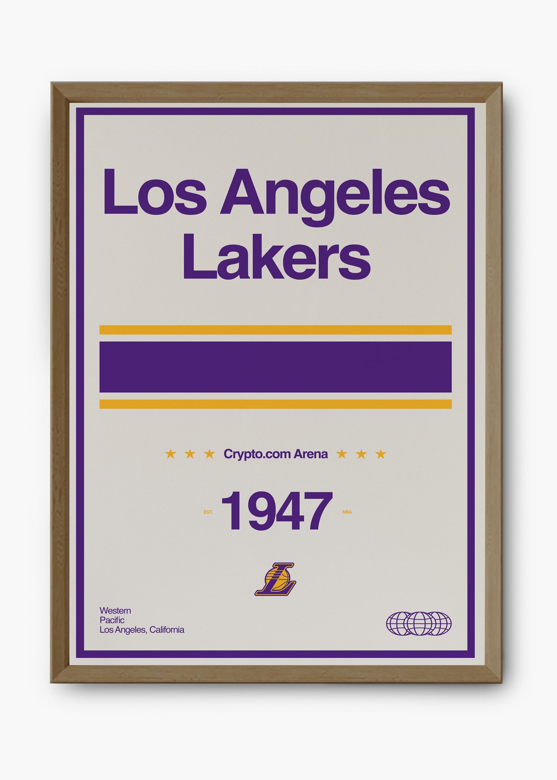 Quadro NBA Los Angeles Lakers