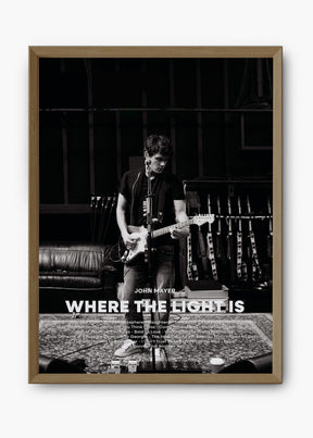 Quadro John Mayer Where The Light Is Capa