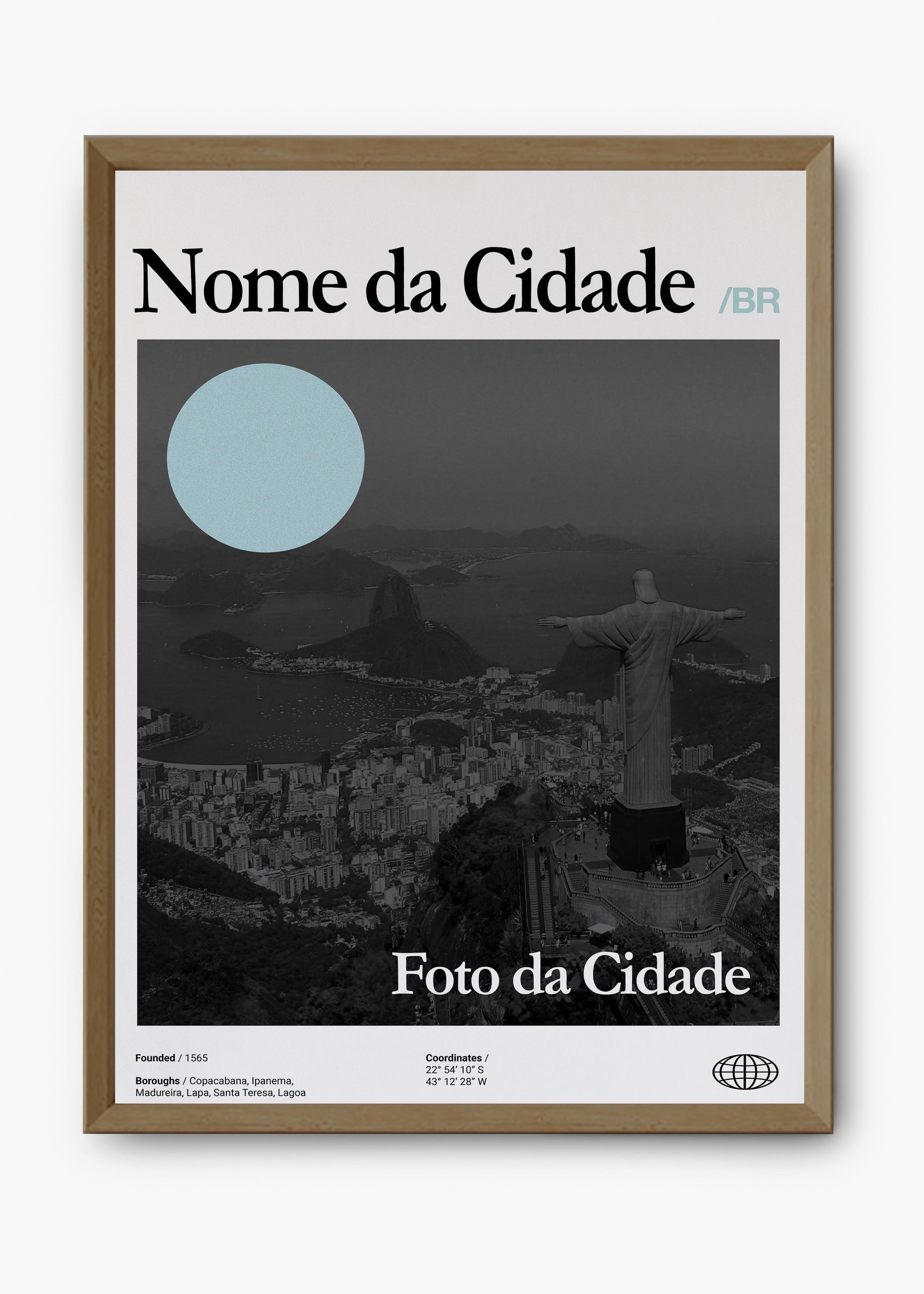 Quadro Personalizável - City / Cidades
