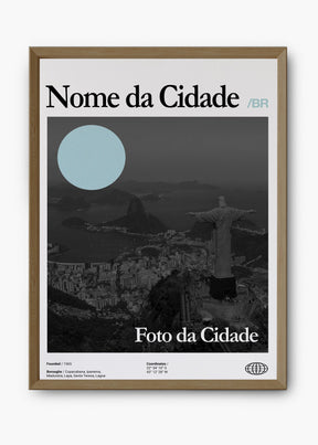 Quadro Personalizável - City / Cidades