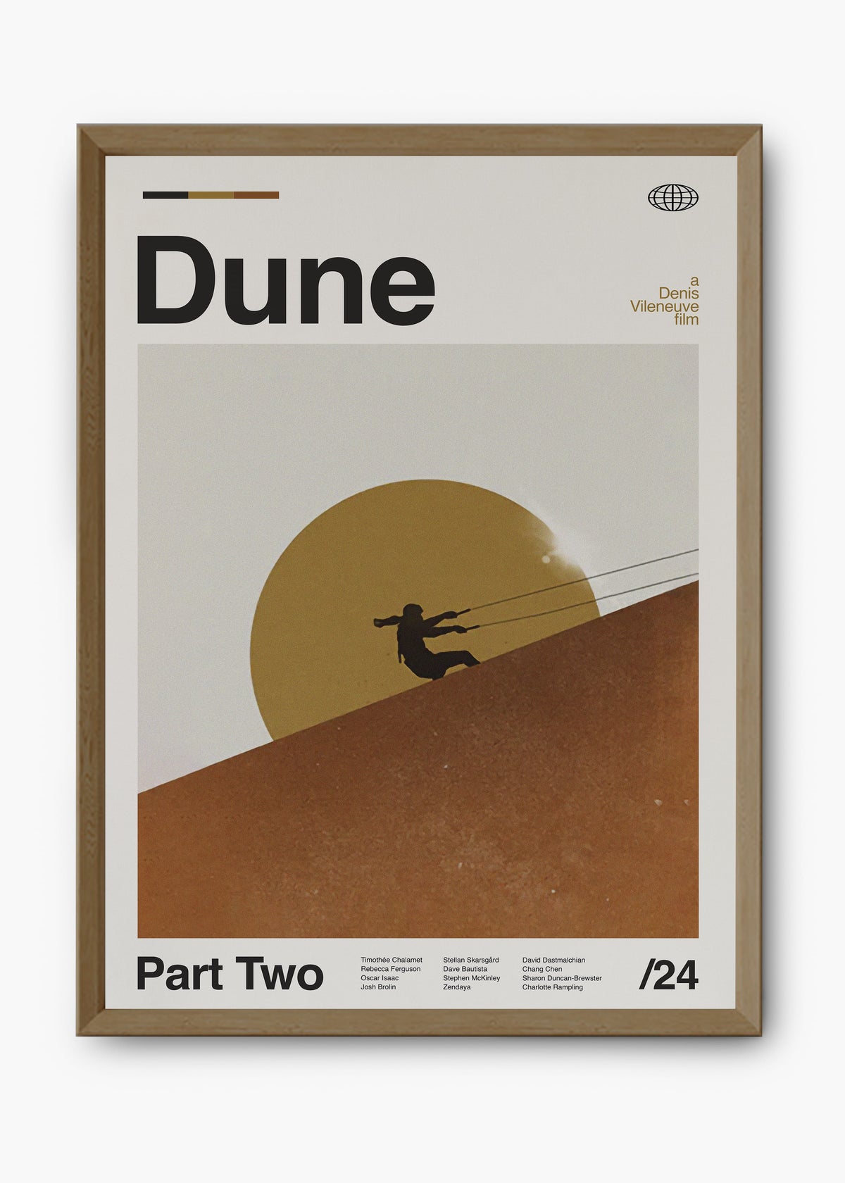 Quadro decorativo Duna Parte 2 — arte de cinema para parede | Cübe Quadros
