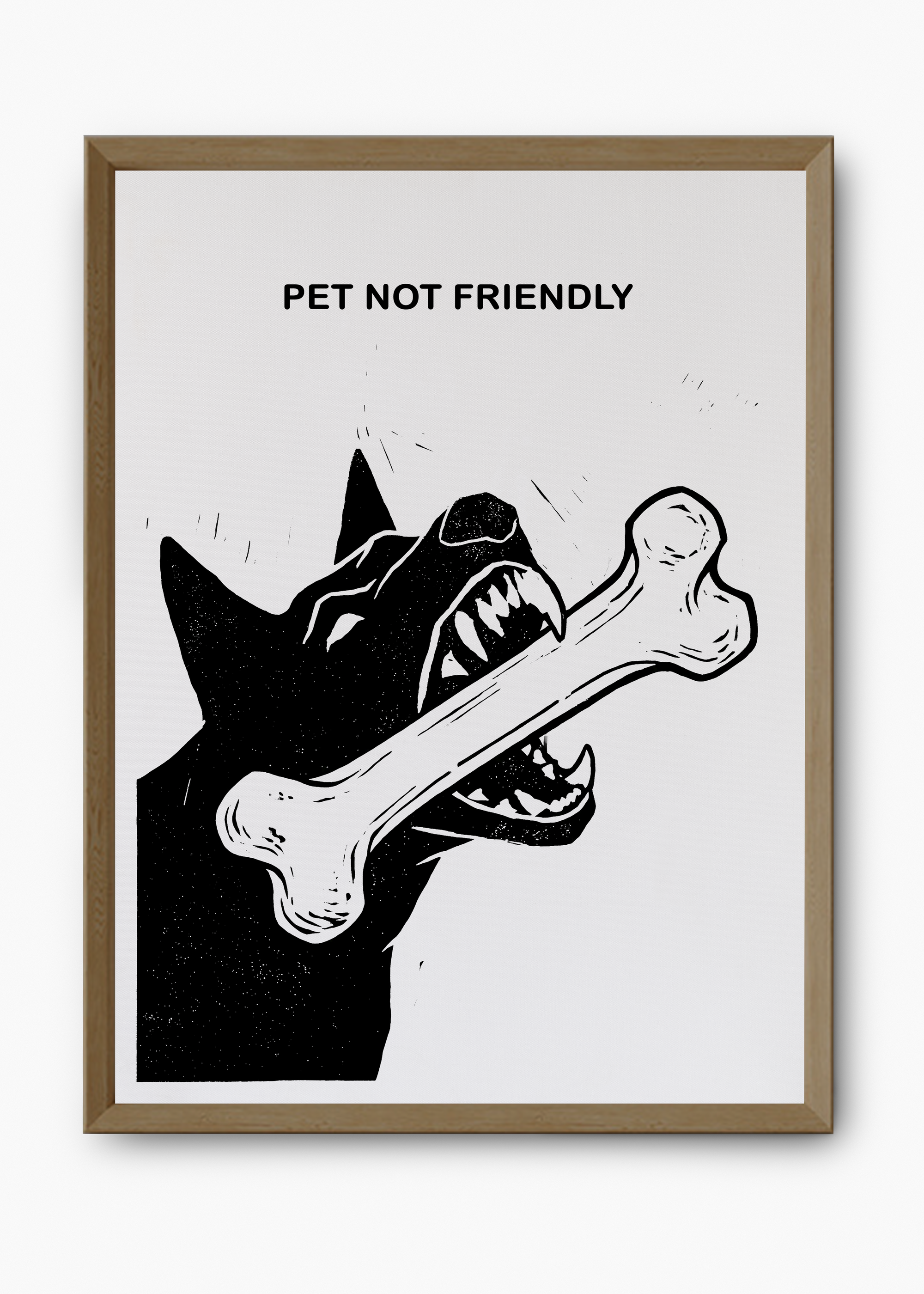 Quadro Pet Not Friendly - 9