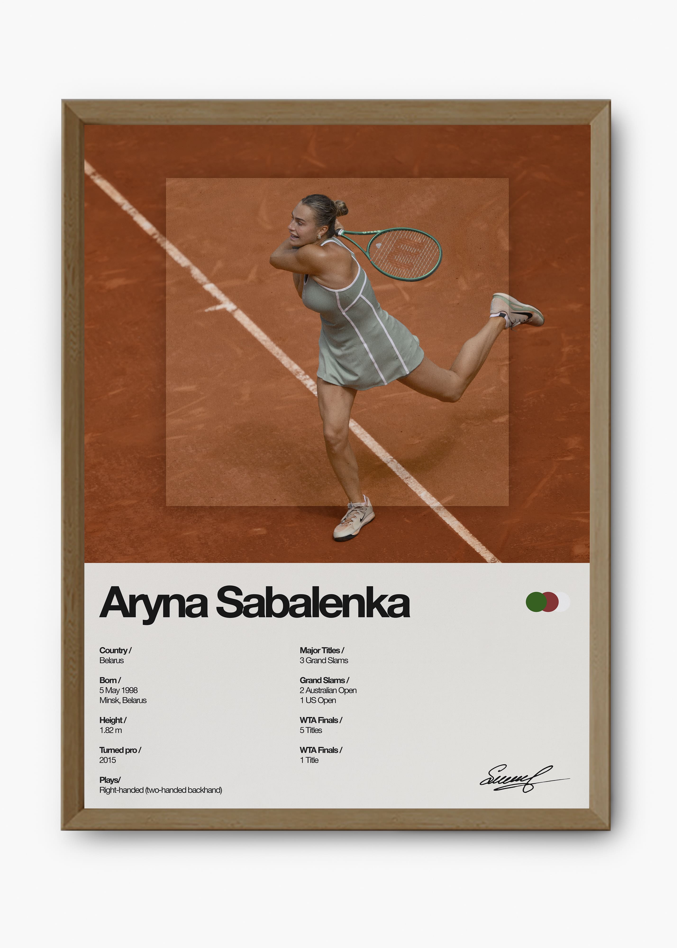 Quadro Aryna Sabalenka