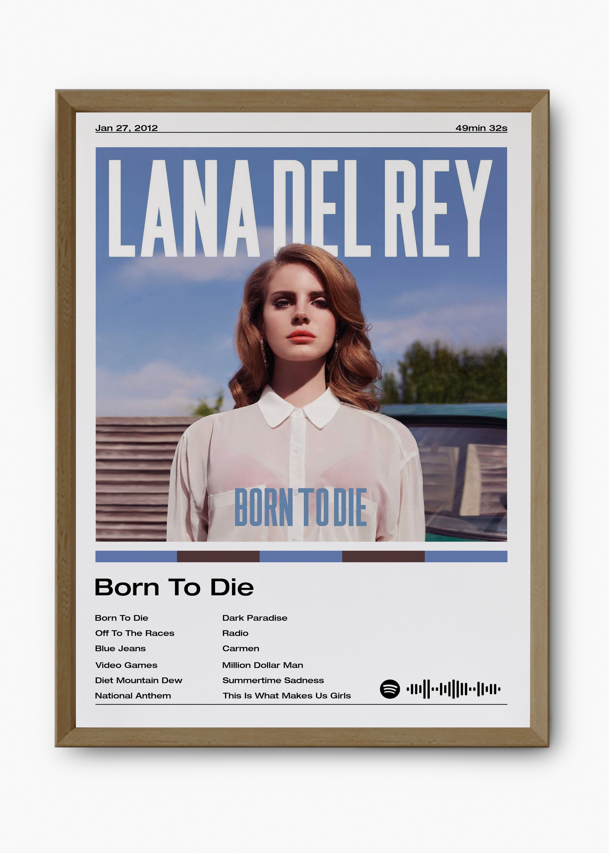 Quadro Lana Del Rey Born To Die - 9