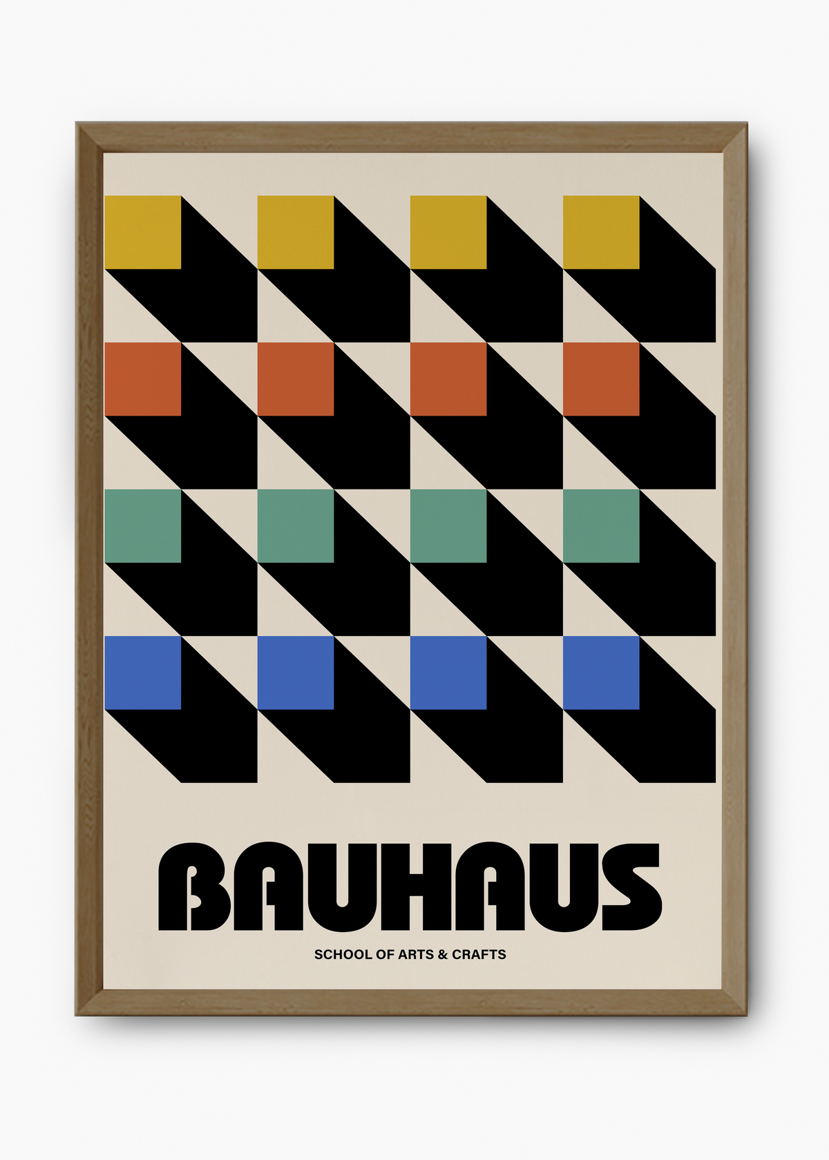 Quadro Bauhaus Bold Abstraction - 9