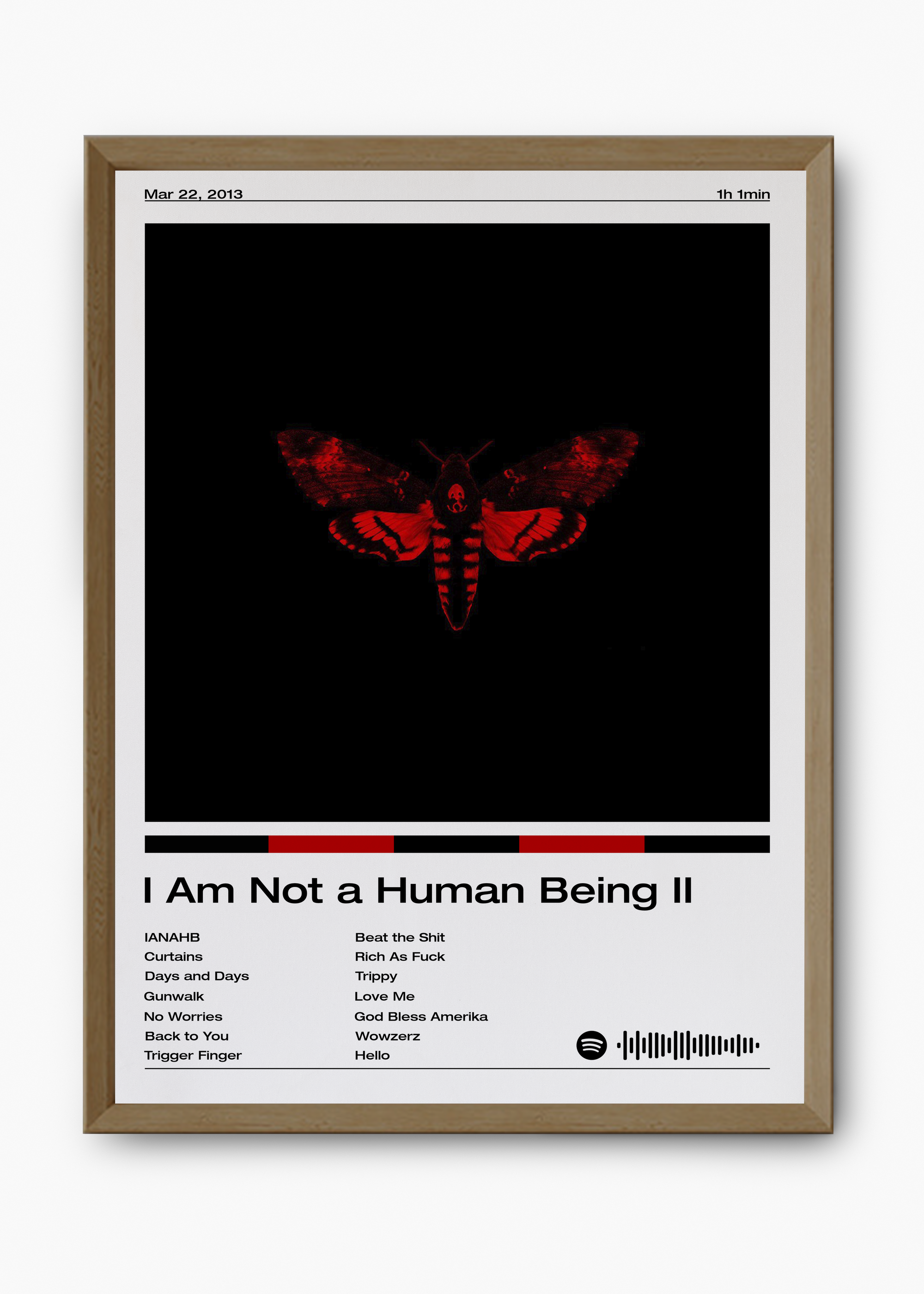 Quadro Lil Wayne I Am Not a Human Being II - 9