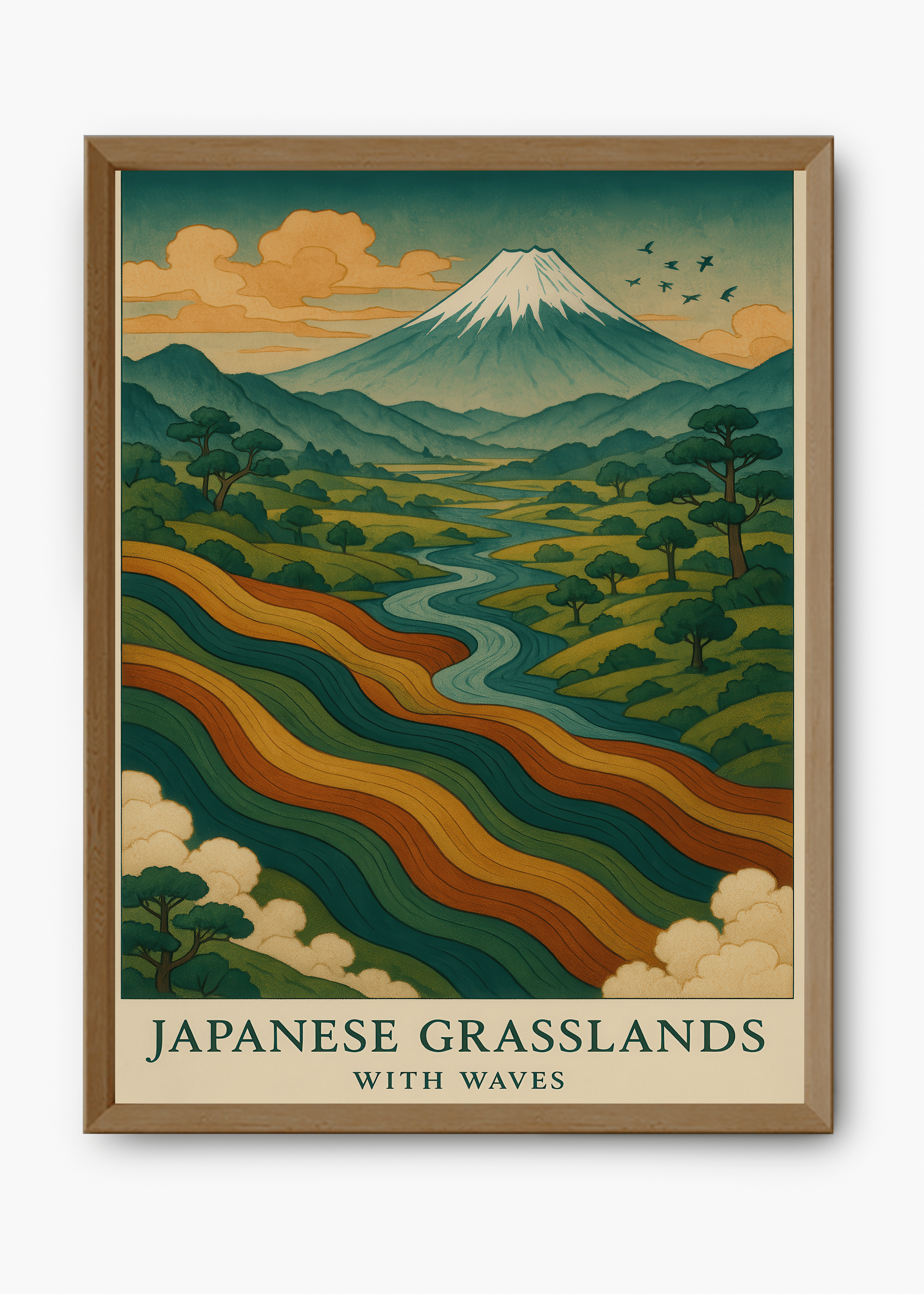 Quadro Japonês Kawa Dreams