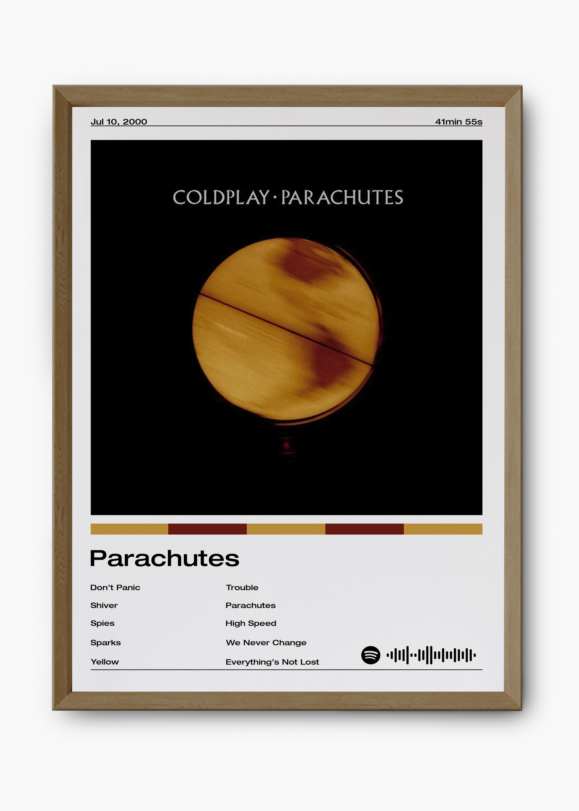 Quadro Coldplay Parachutes - 9