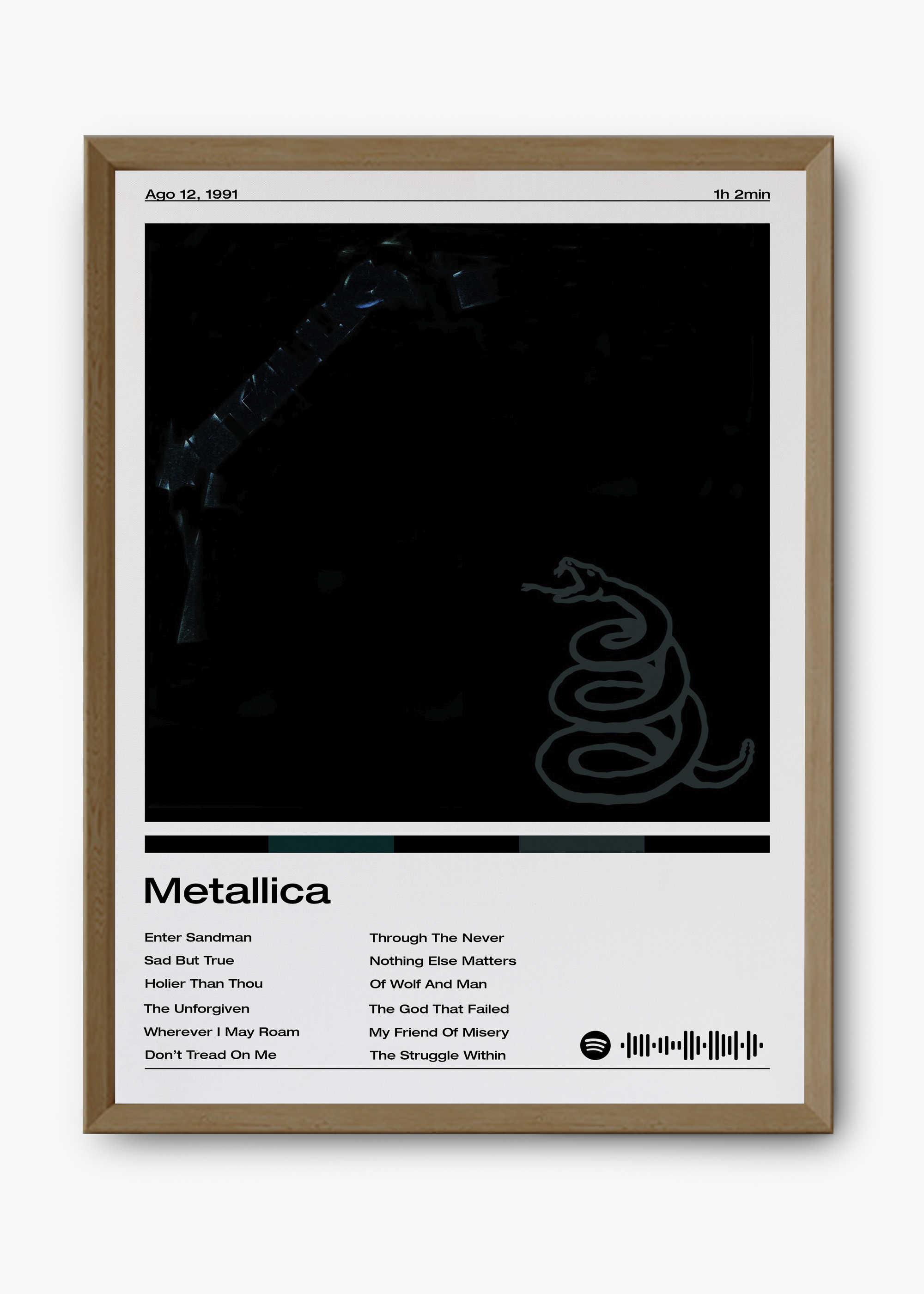 Quadro Metallica Album Metallica - 9