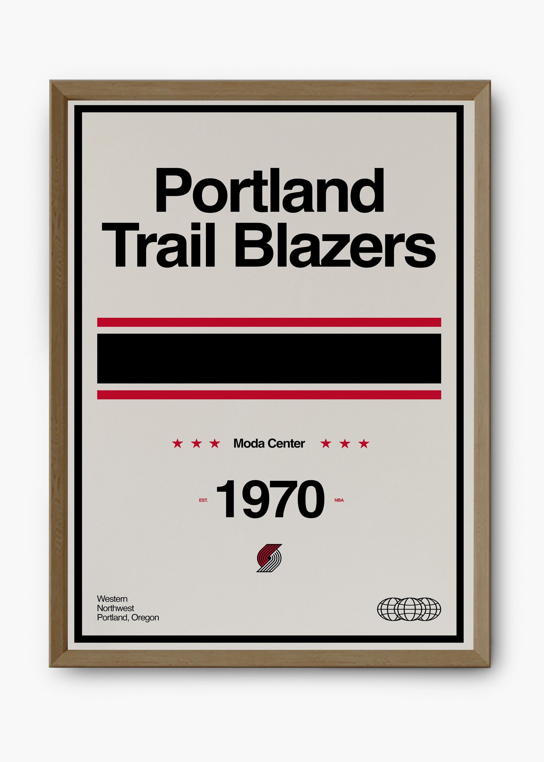Quadro NBA Portland Trail Brazers