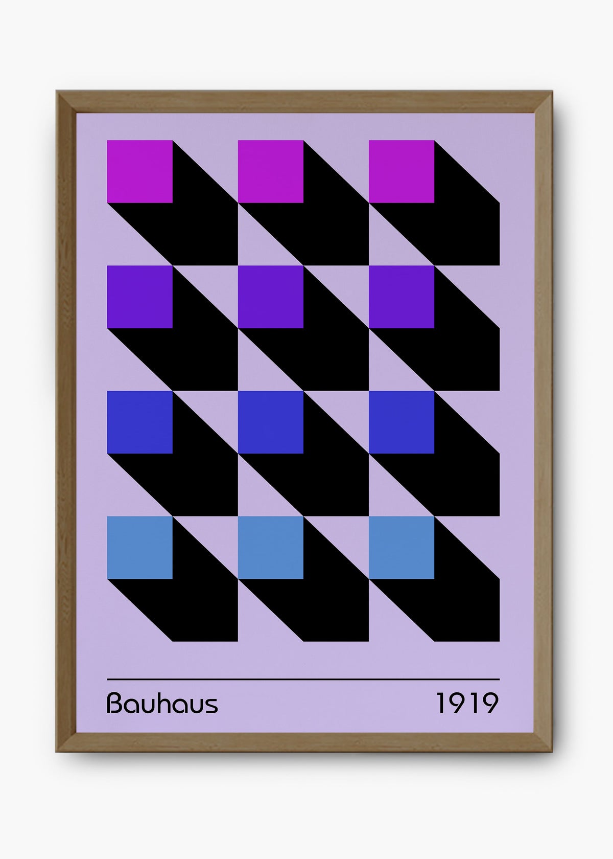 Quadro Bauhaus Gradiente