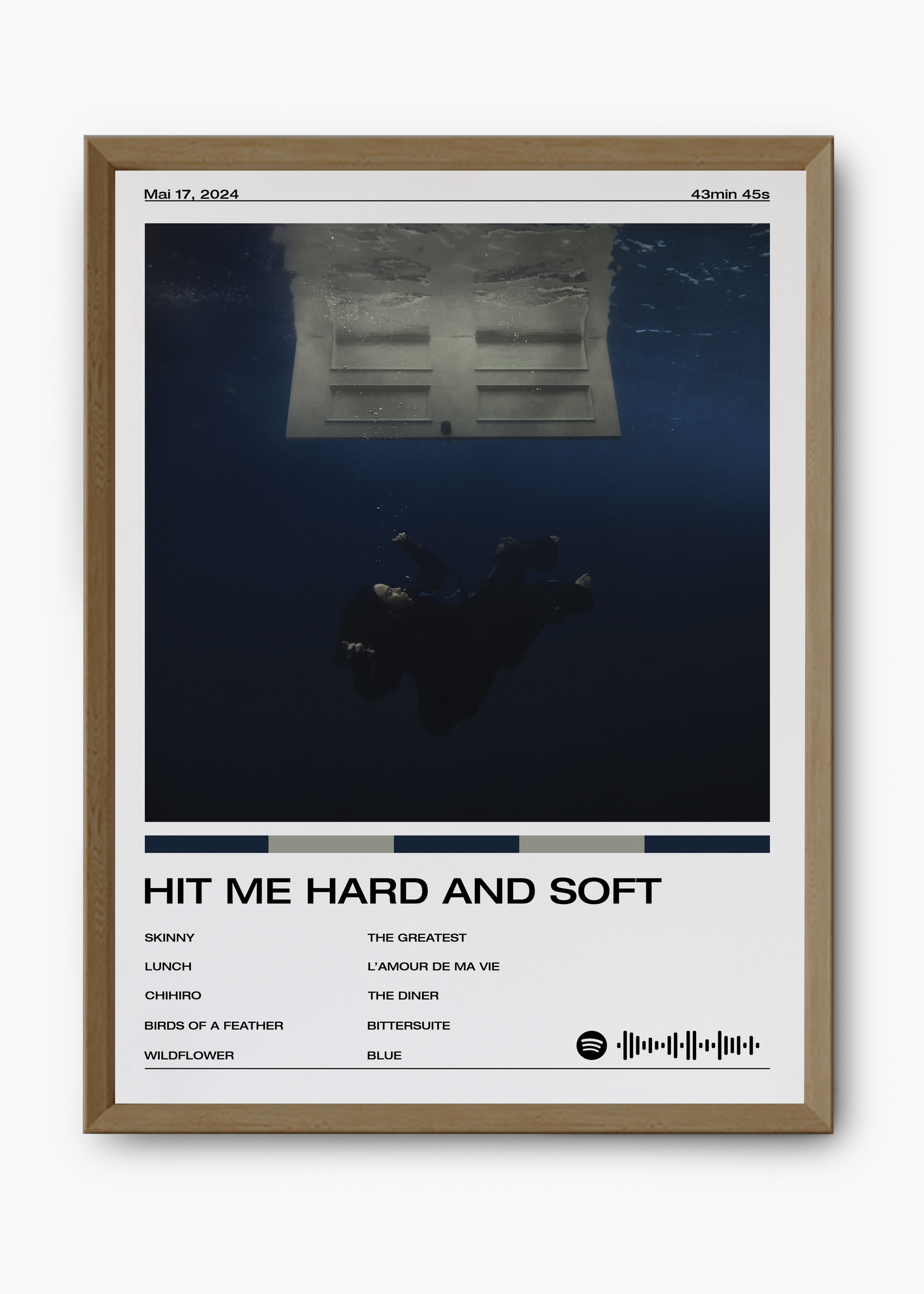 Quadro Billie Eilish Hit Me Hard and Soft - 9