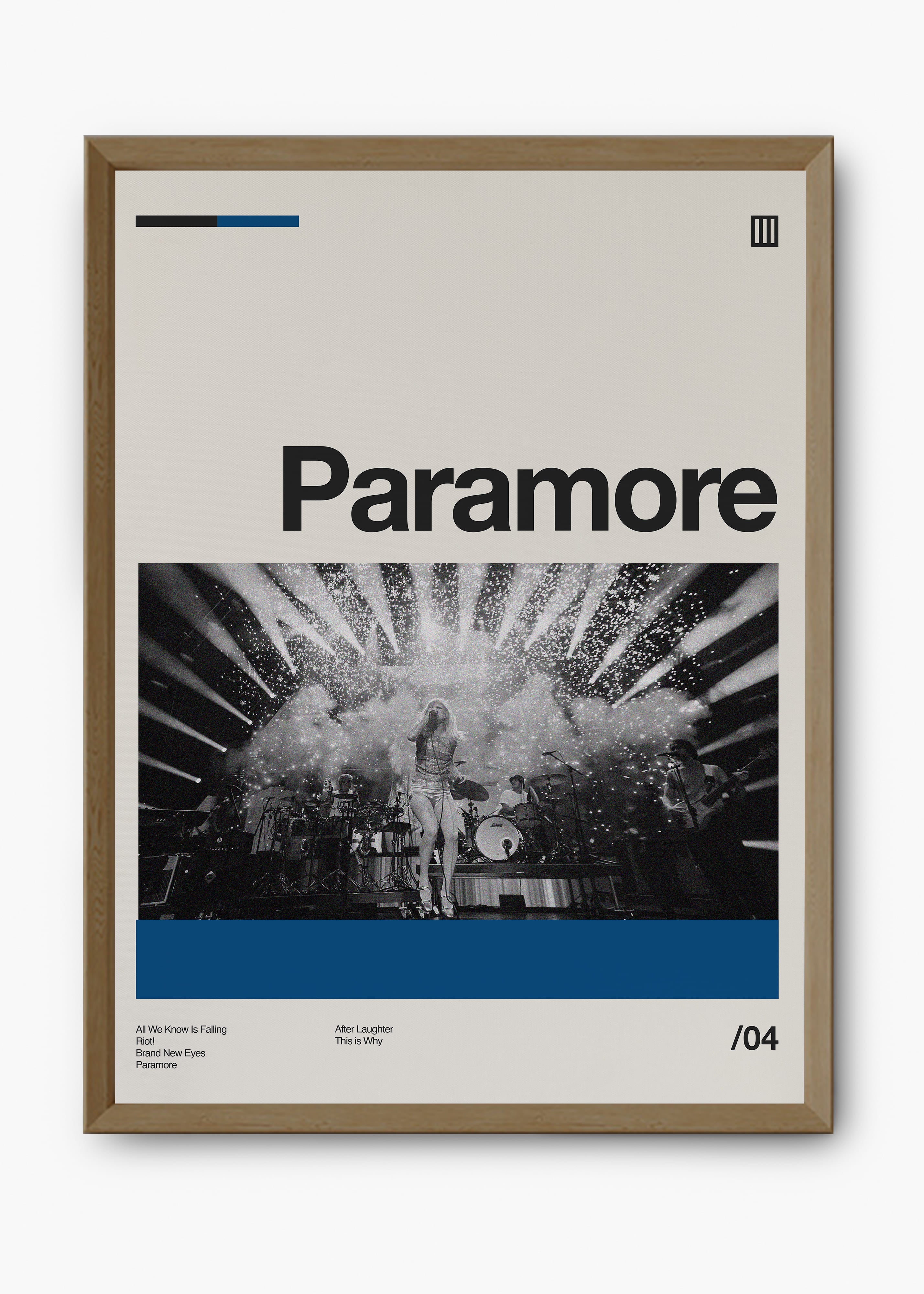 Quadro Paramore Banda