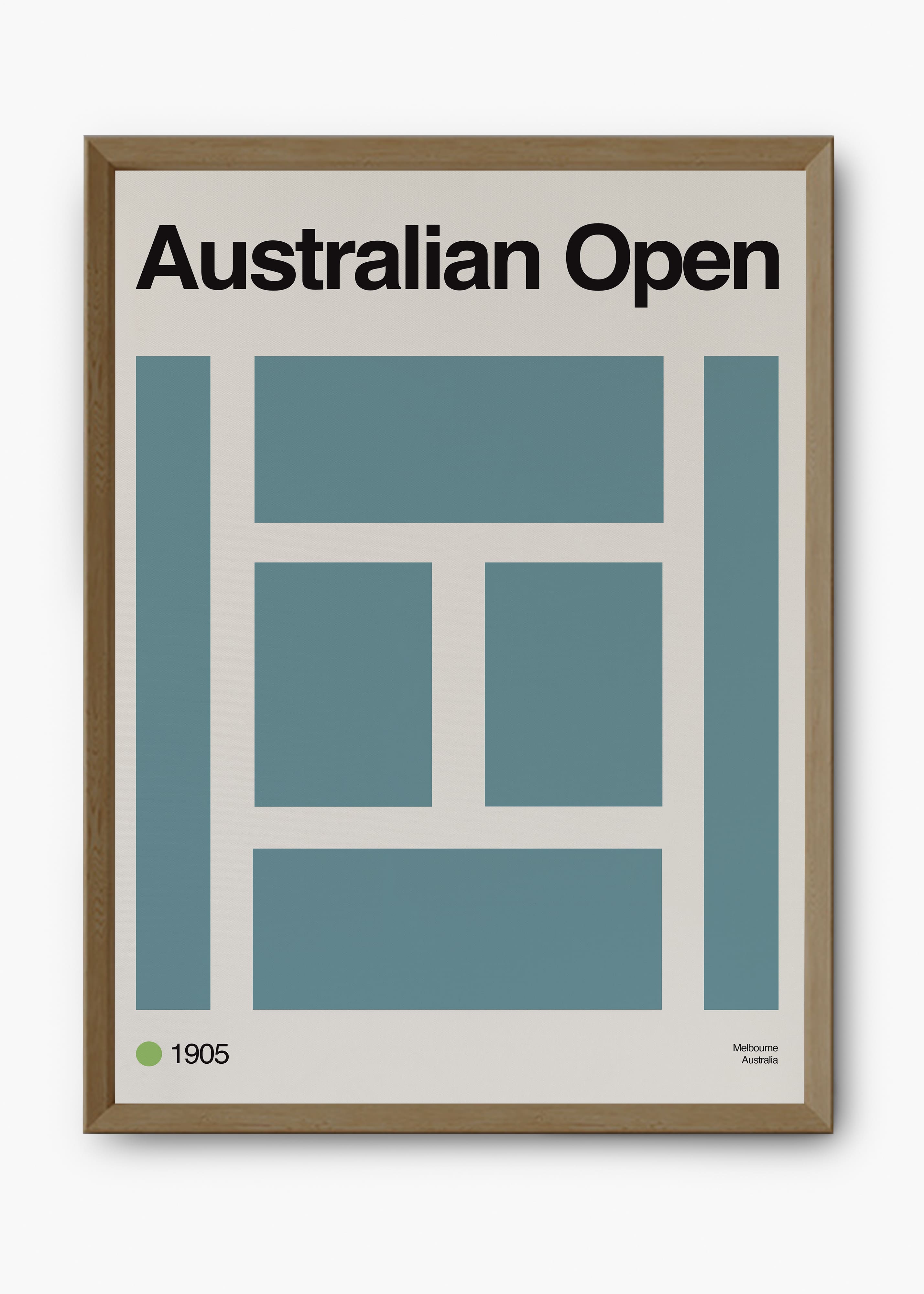 Quadro Tênis Australian Open