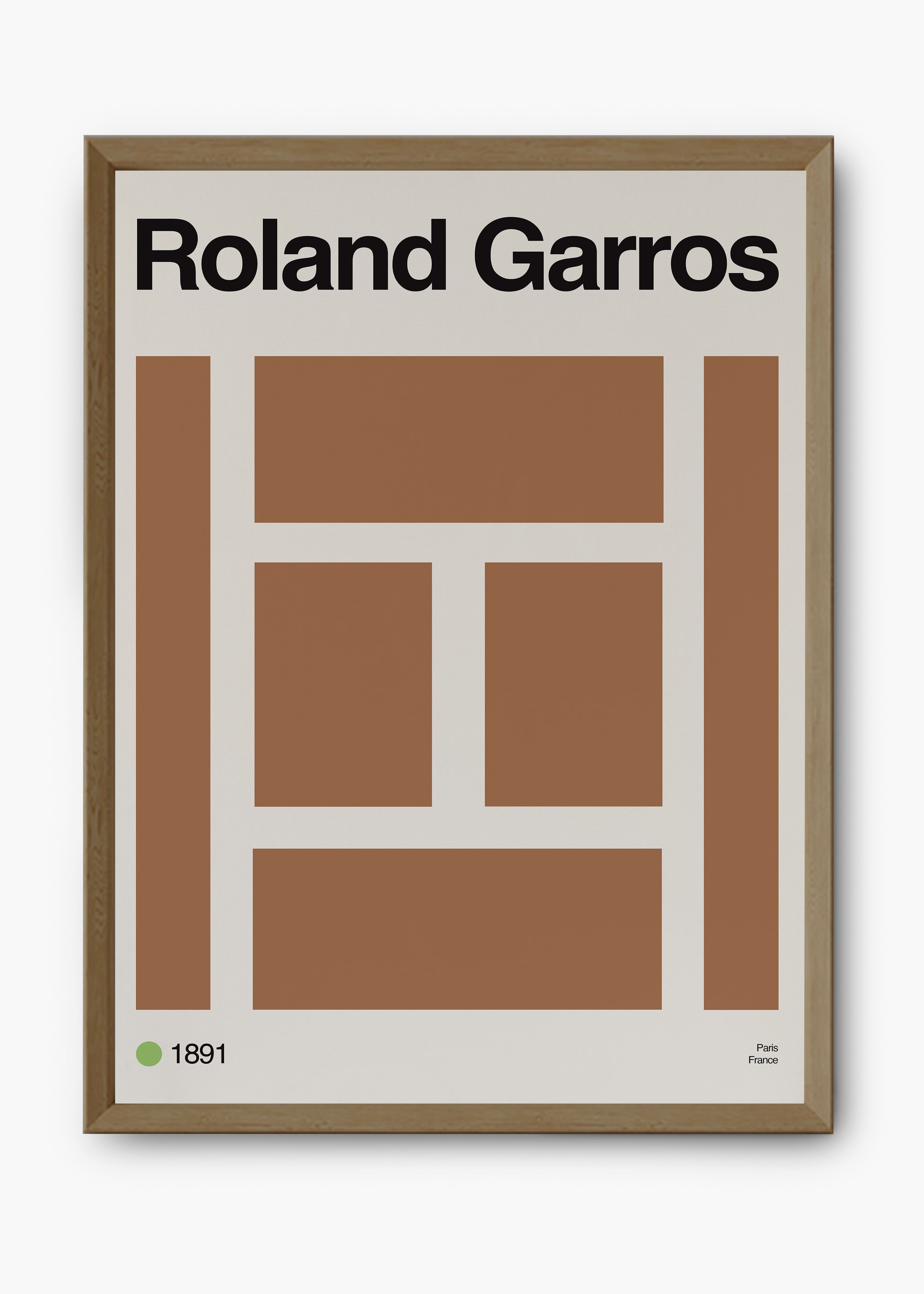 Quadro Tênis Roland Garros