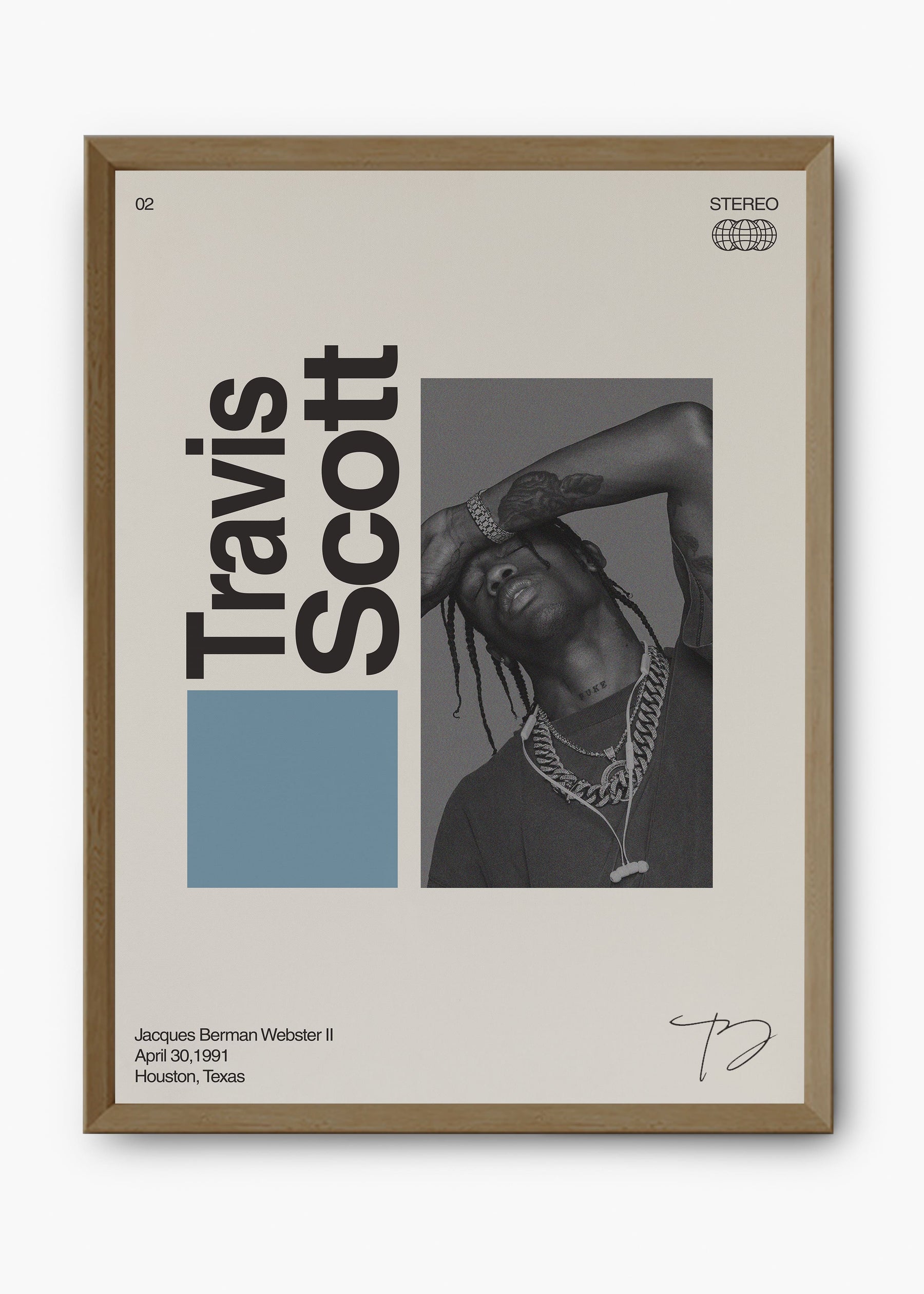 Quadro Signature Travis Scott