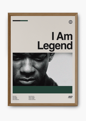 Quadro Eu Sou a Lenda - I Am Legend