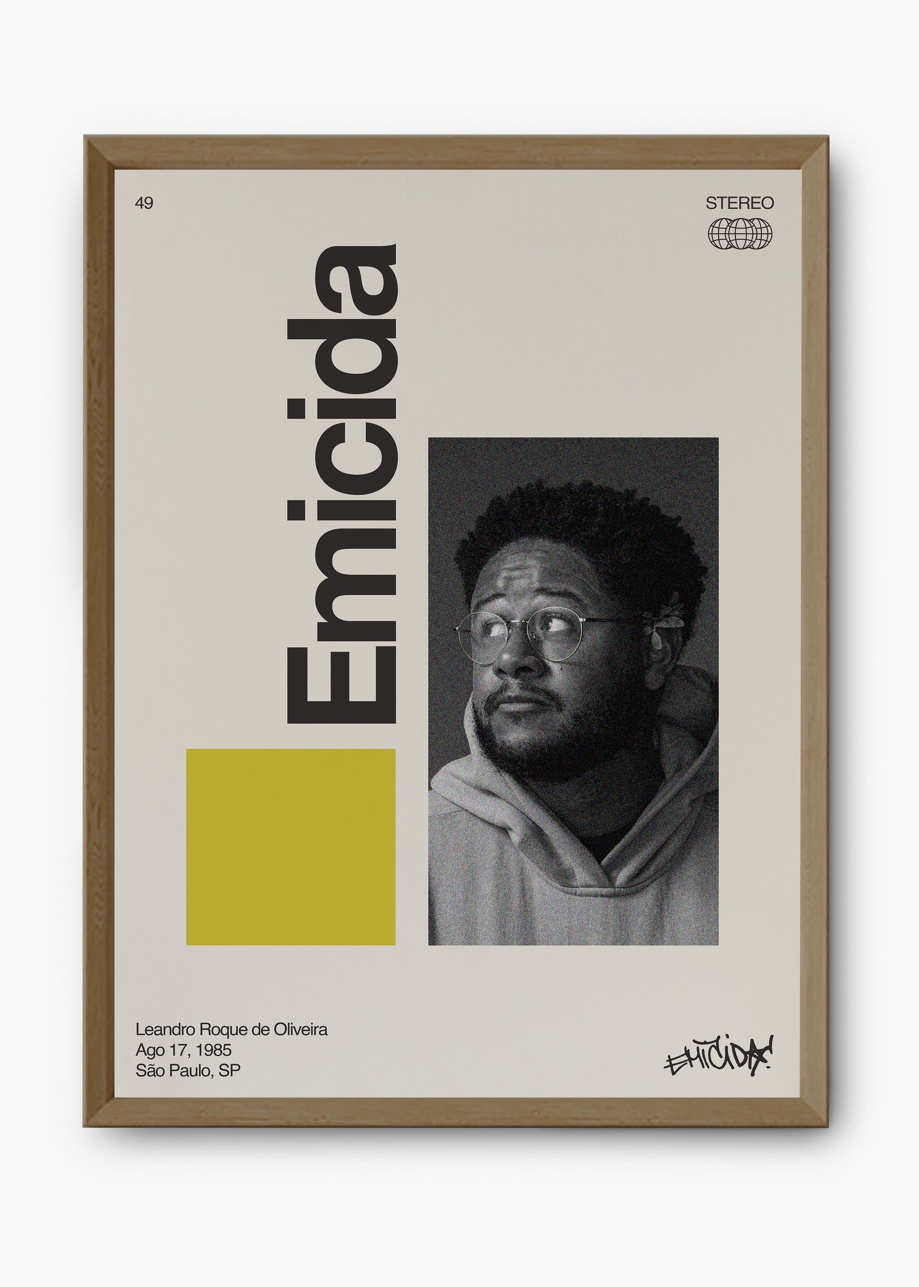Quadro Signature Emicida