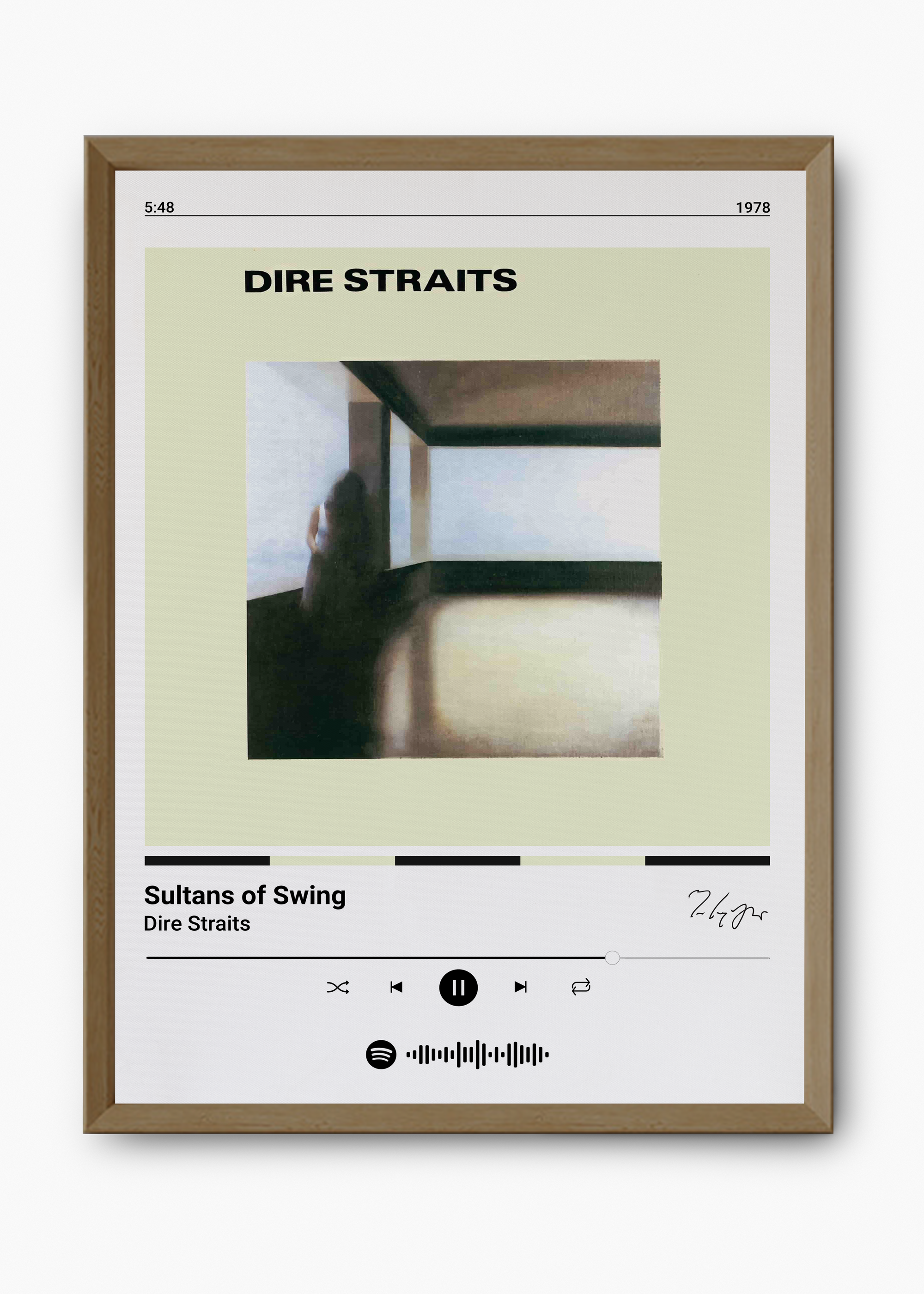 Quadro Dire Straits Sultans of Swing - 9
