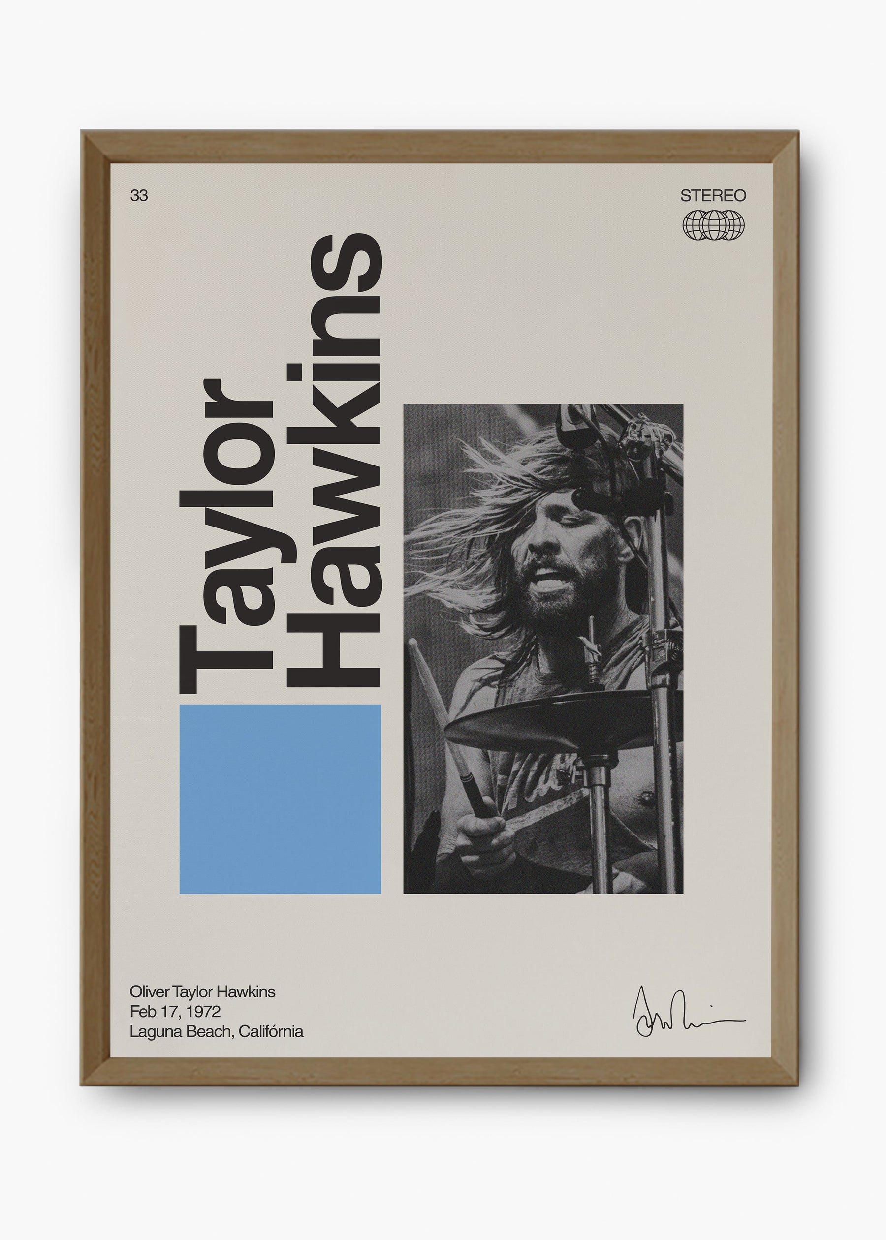 Quadro Signature Taylor Hawkins