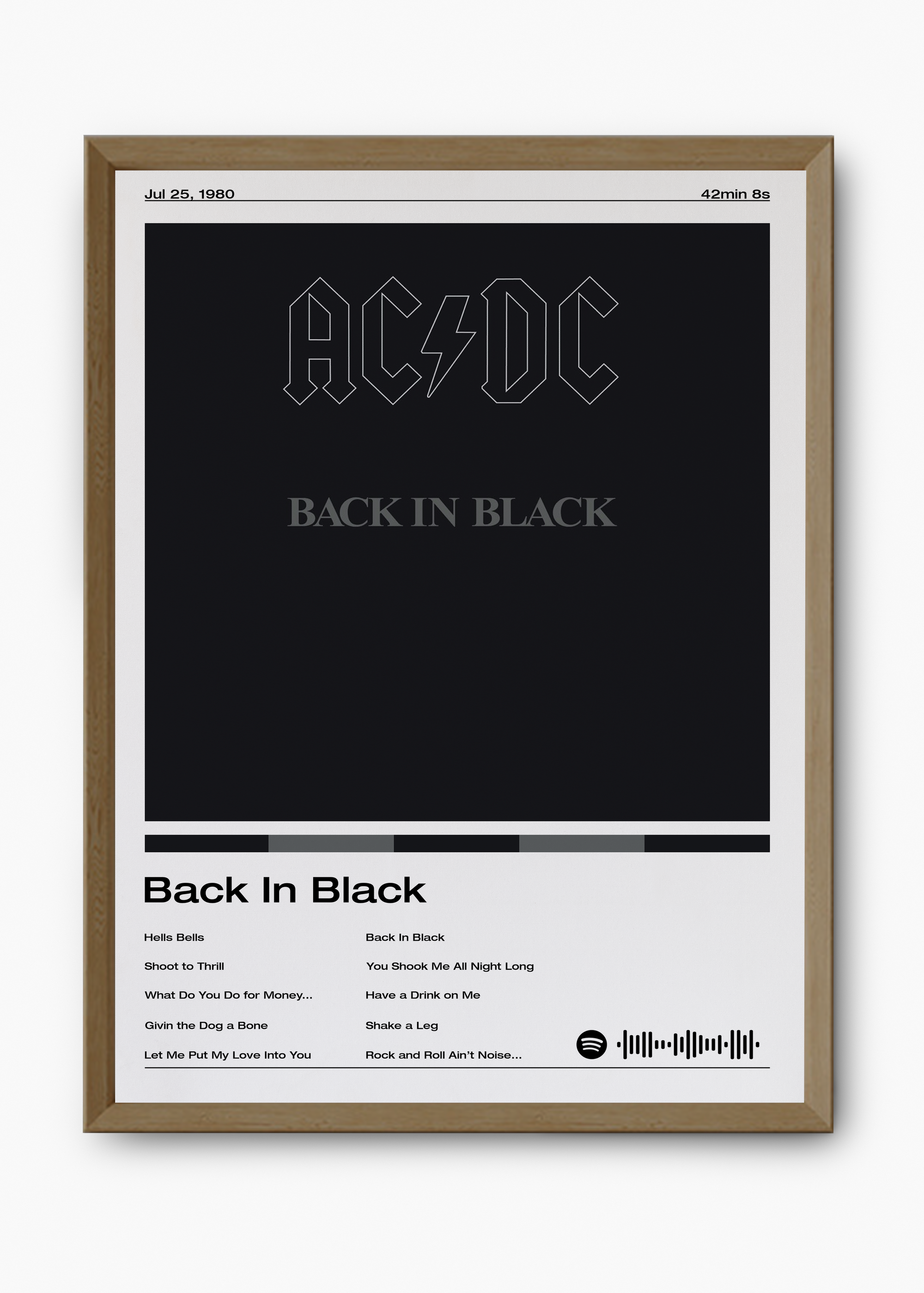 Quadro AC:DC Back in Black v2 - 9