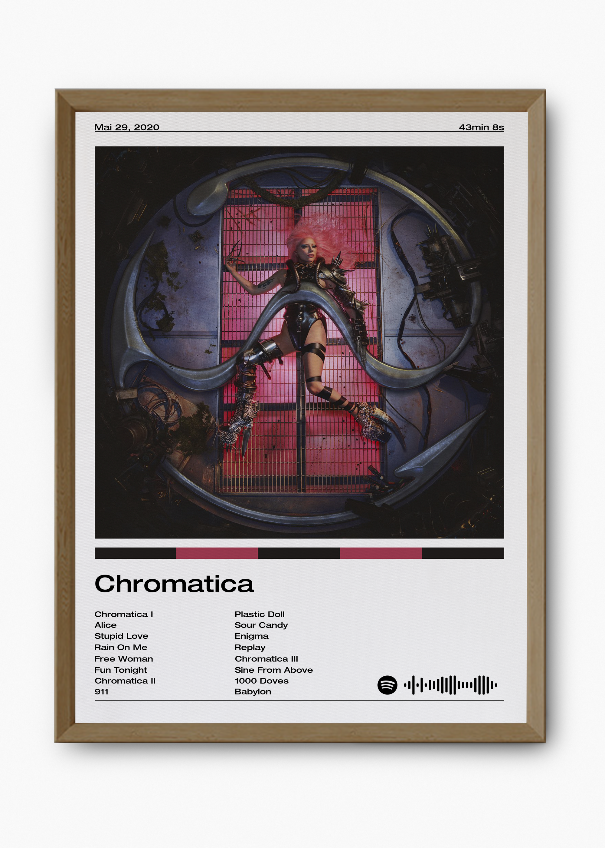 Quadro Lady Gaga Chromatica - 9