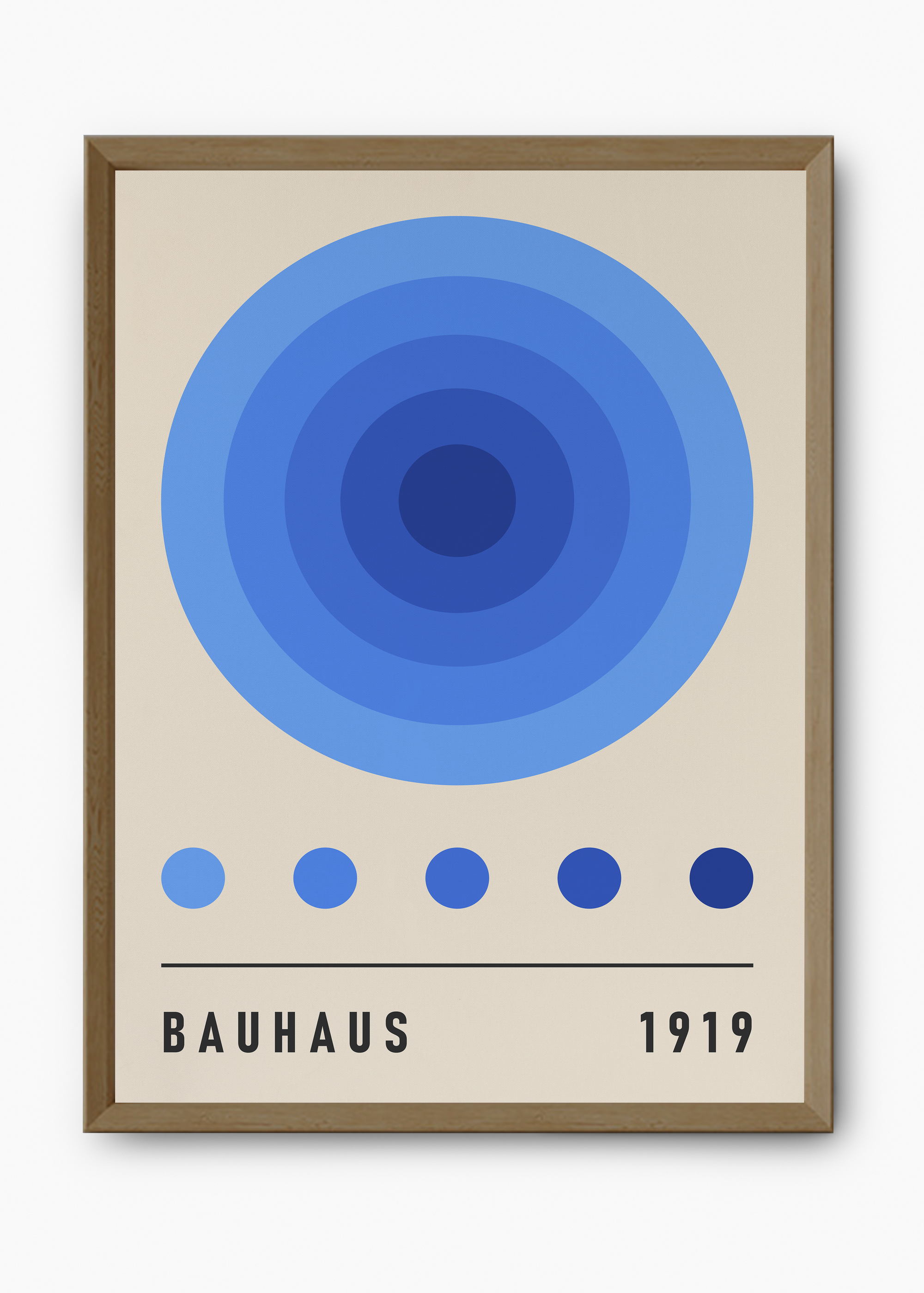Quadro Bauhaus Circles II - 9