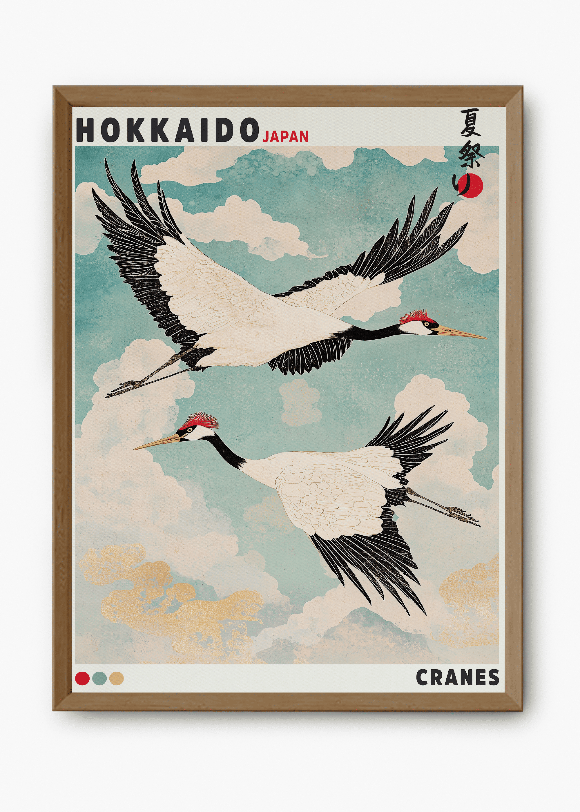 Quadro Japones Cranes - 9