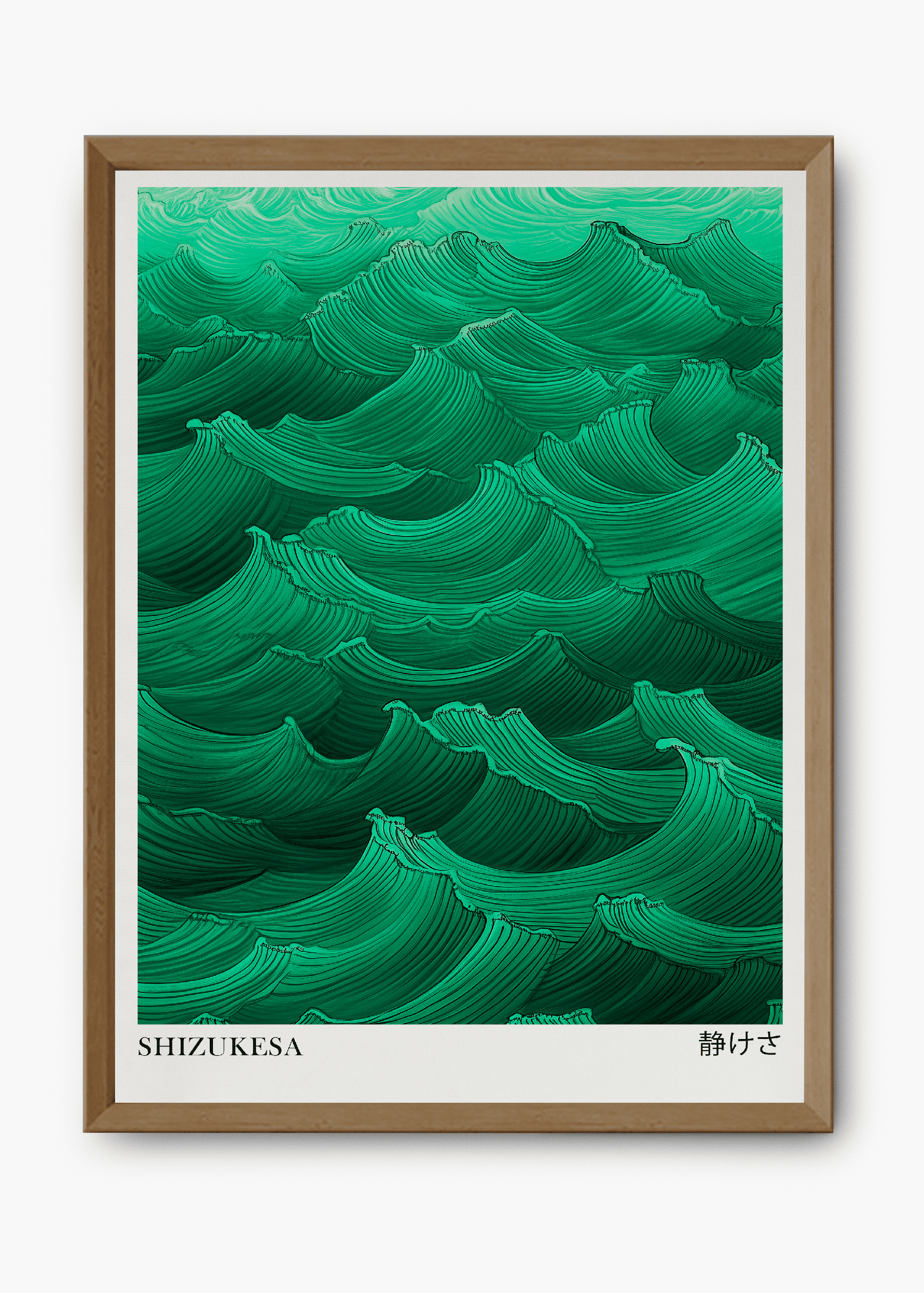 Quadro Japones Green Sea - 9