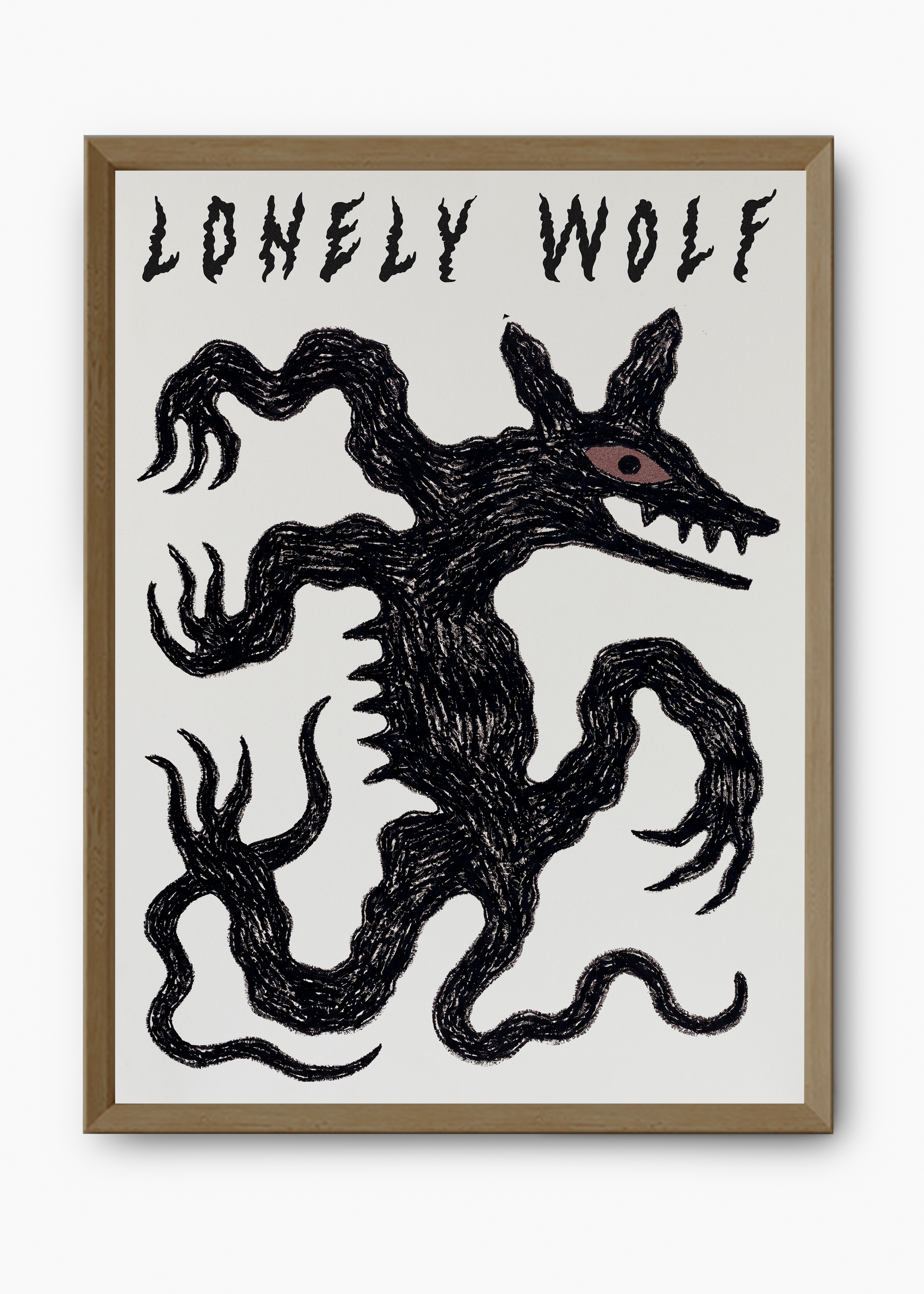 Quadro Lonely Wolf - 9