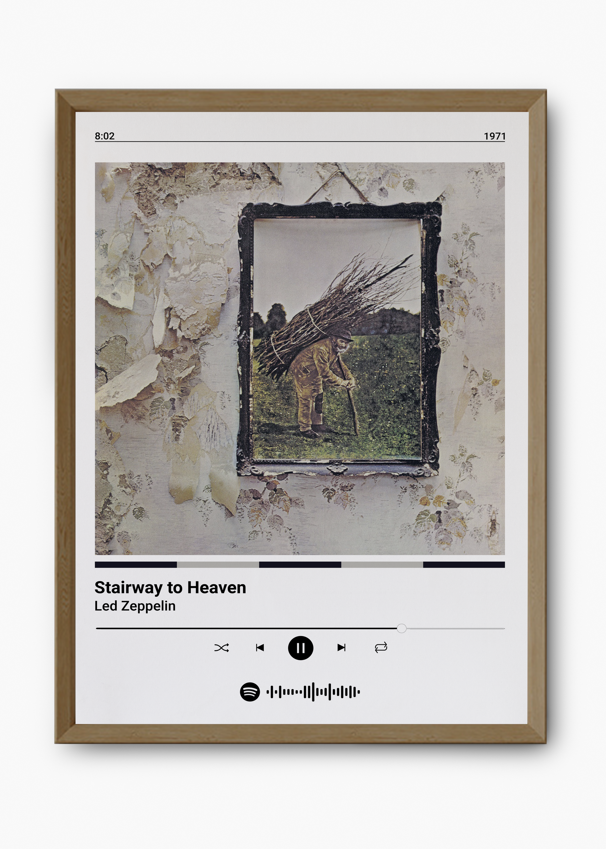 Quadro Led Zeppelin Starway To Heaven - 9