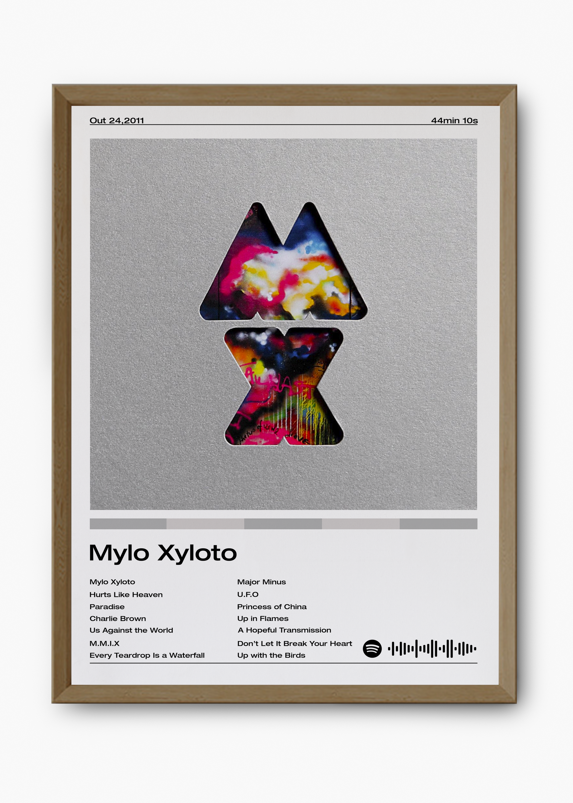 Quadro Coldplay Mylo Xyloto - 9