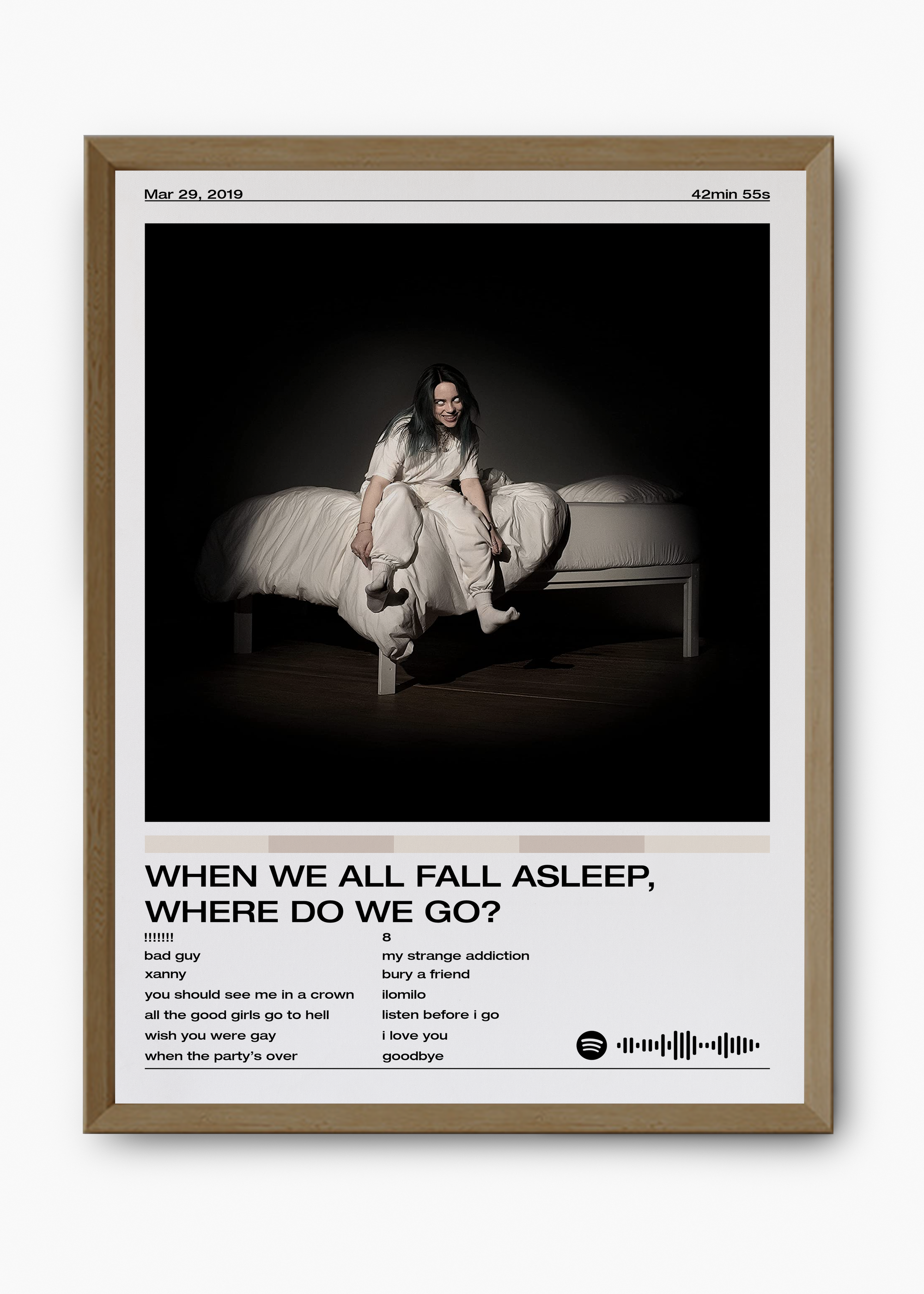 Quadro Billie Eilish When We All Fall Asleep - 9