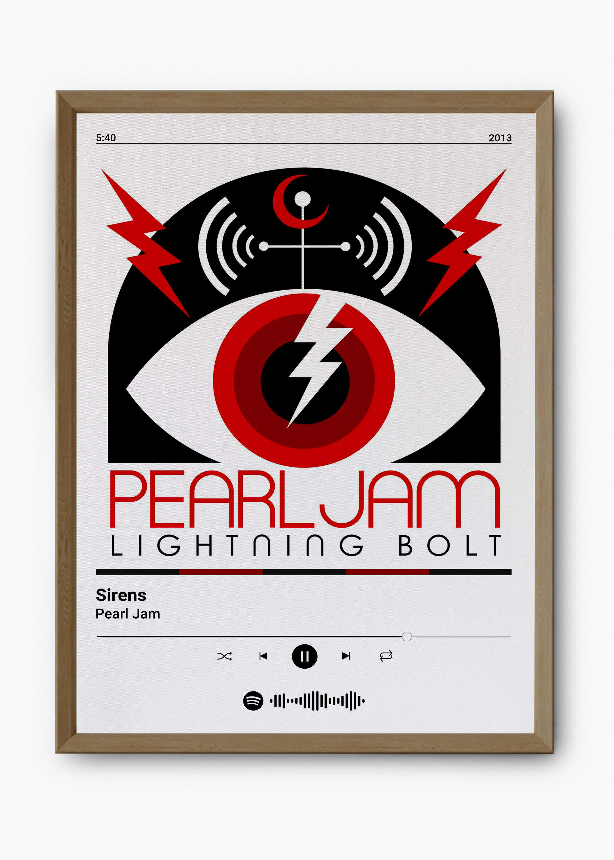 Quadro Pearl Jam Sirens - 9