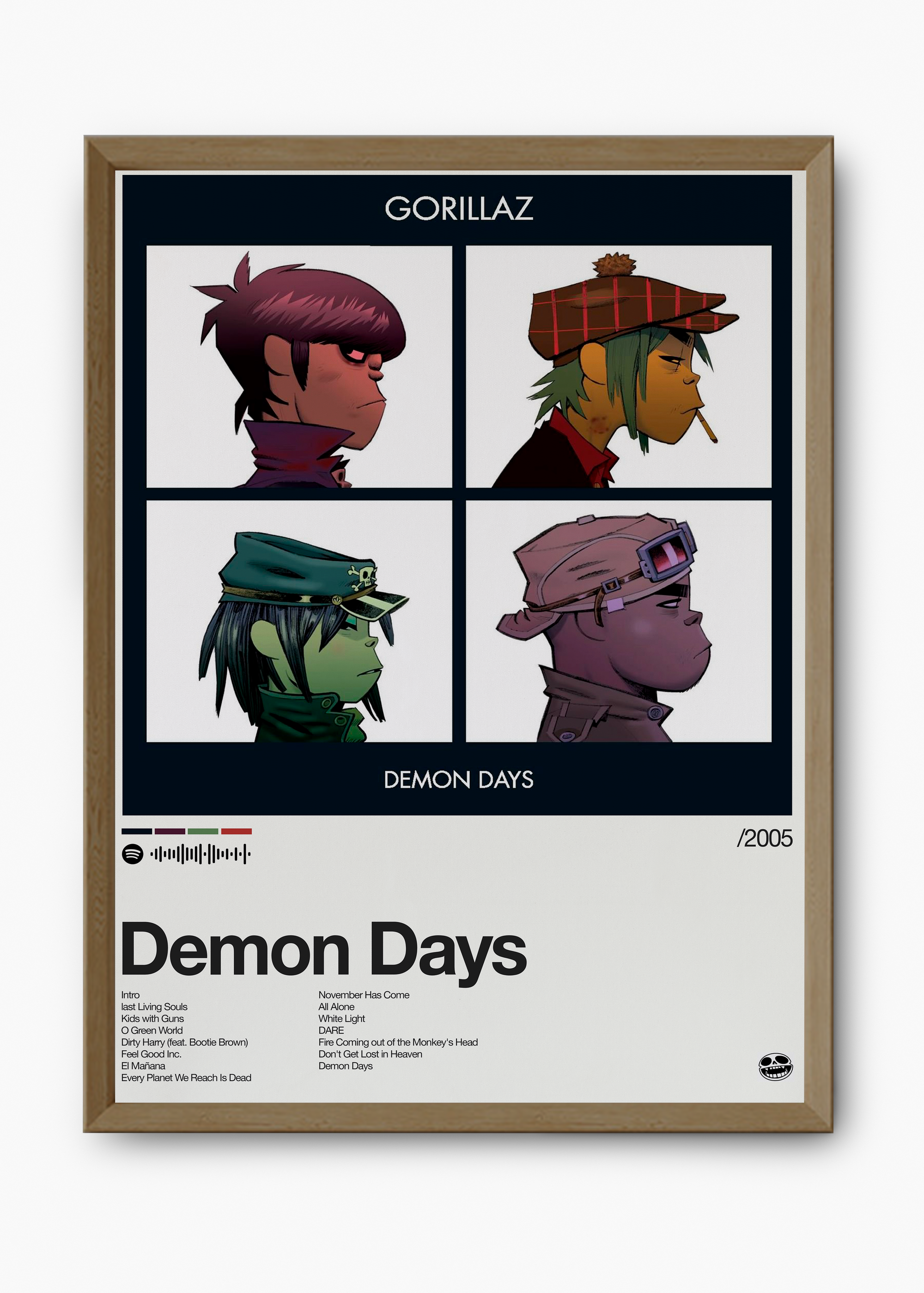 Quadro Gorillaz Demon Days II - 9